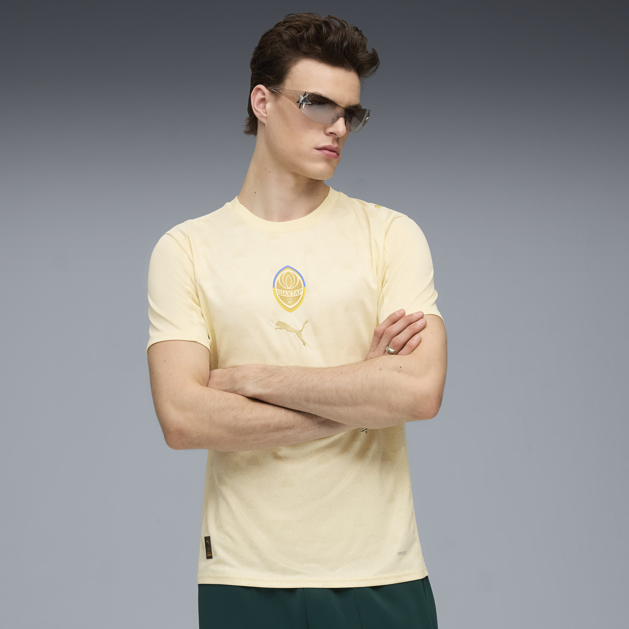 PUMA FC Shakhtar Donetsk 25/26 derde shirt voor Heren, Goud, Maat M thumbnail 6