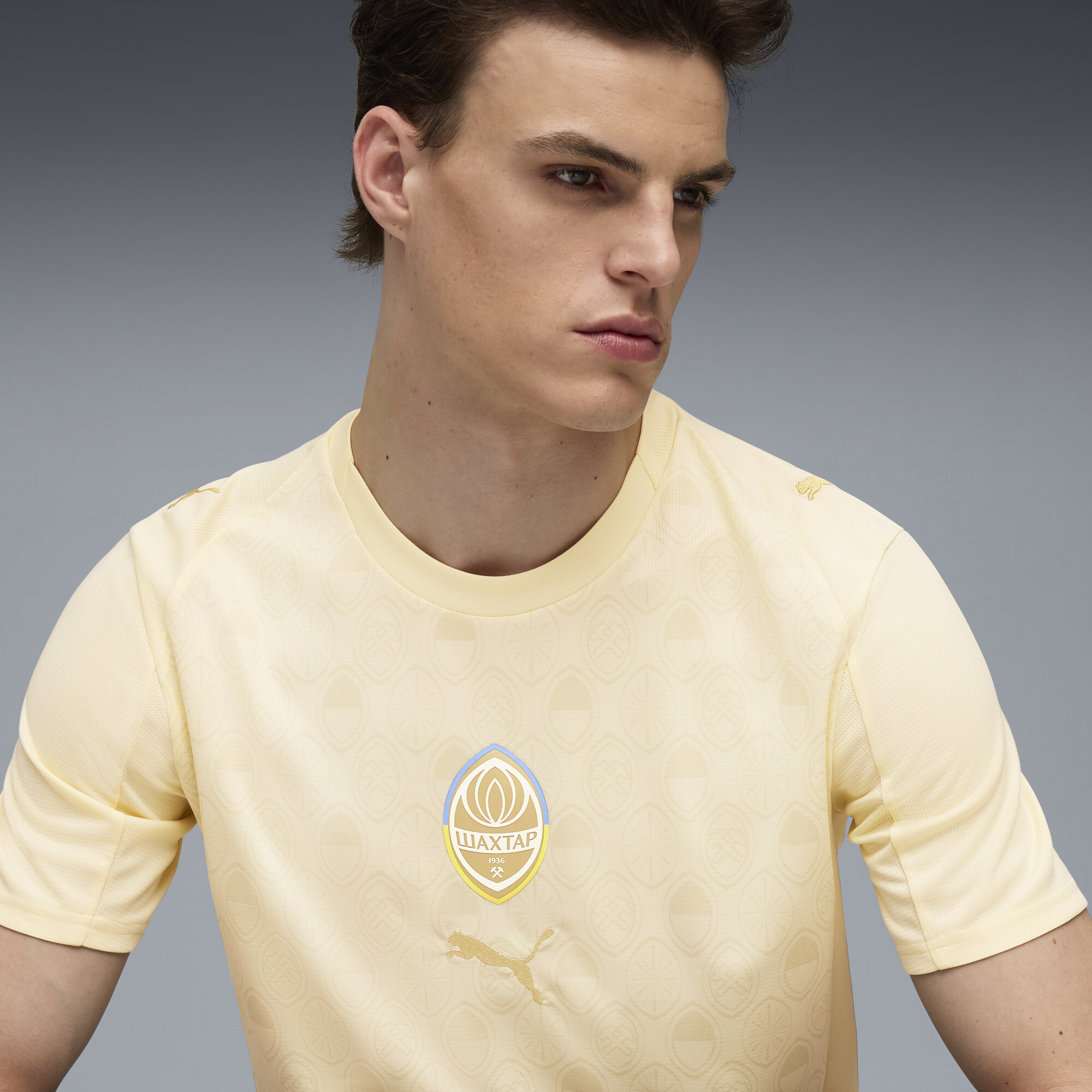 PUMA FC Shakhtar Donetsk 25/26 derde shirt voor Heren, Goud, Maat M thumbnail 5