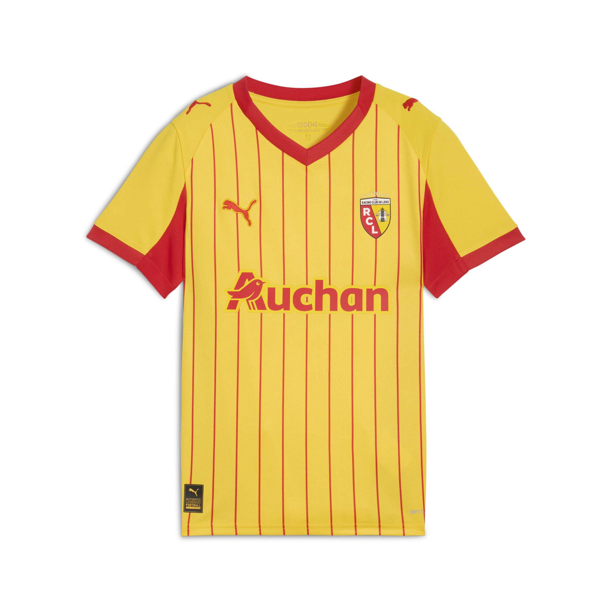 PUMA RC Lens 25/26 thuisshirt, Rood/Geel, Maat 9-10Y thumbnail 3