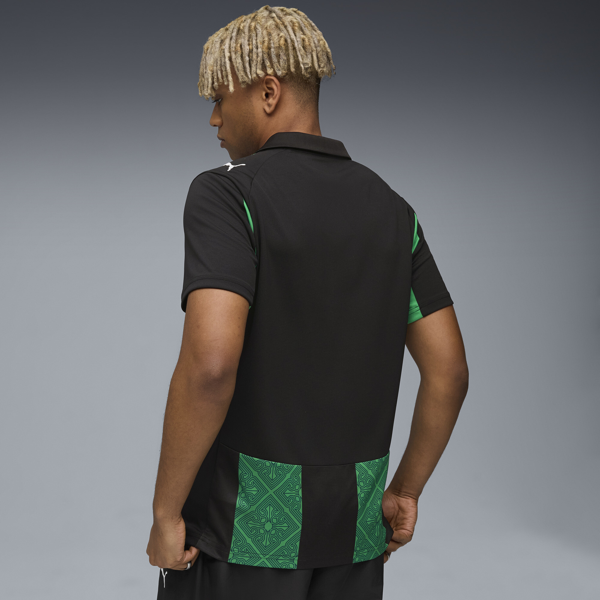 PUMA RC Lens 25/26 uitshirt voor Heren, Groen/Zwart, Maat M thumbnail 3