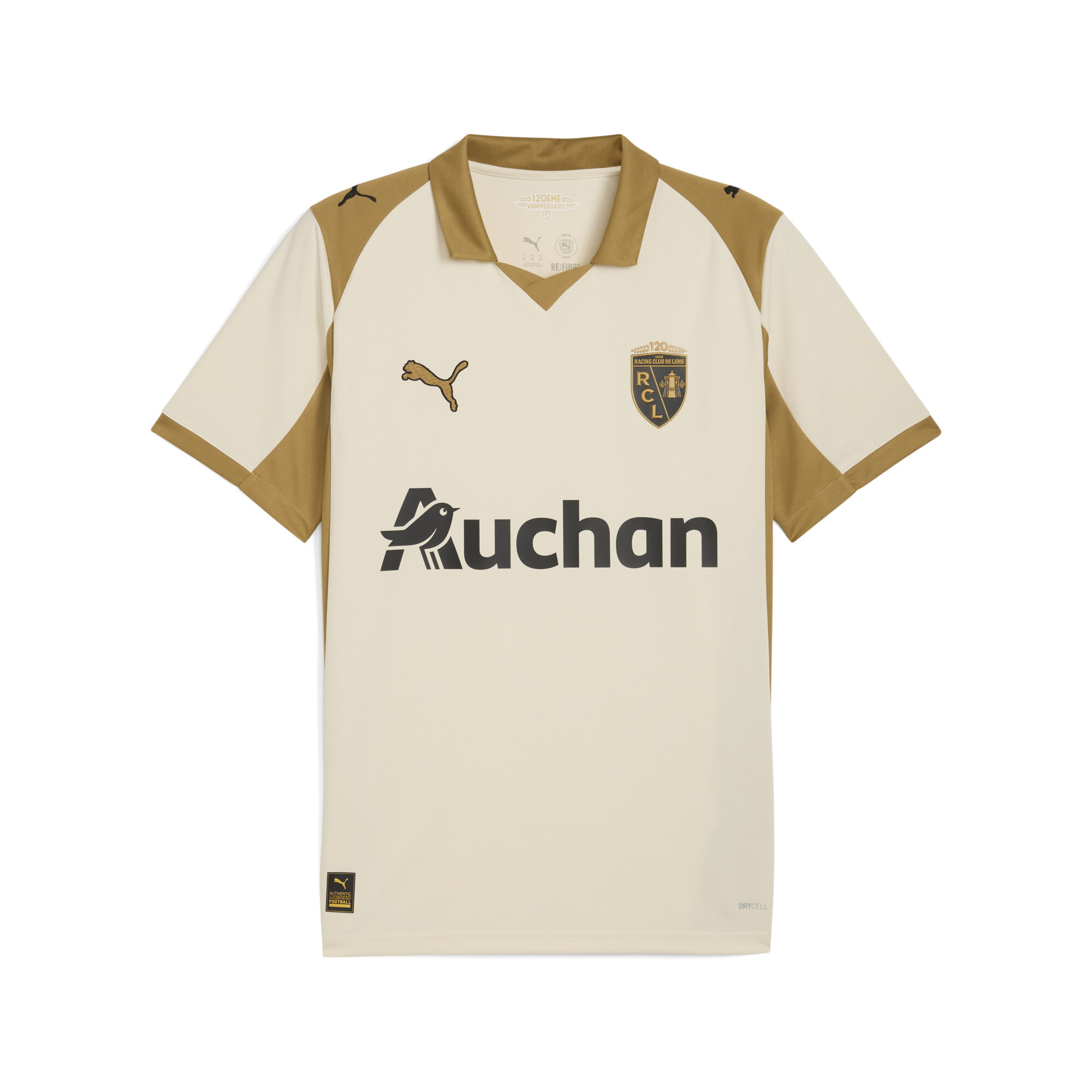 PUMA Maillot Third 2526 RC Lens Homme Men Sport Alpine SnowMatte Doré