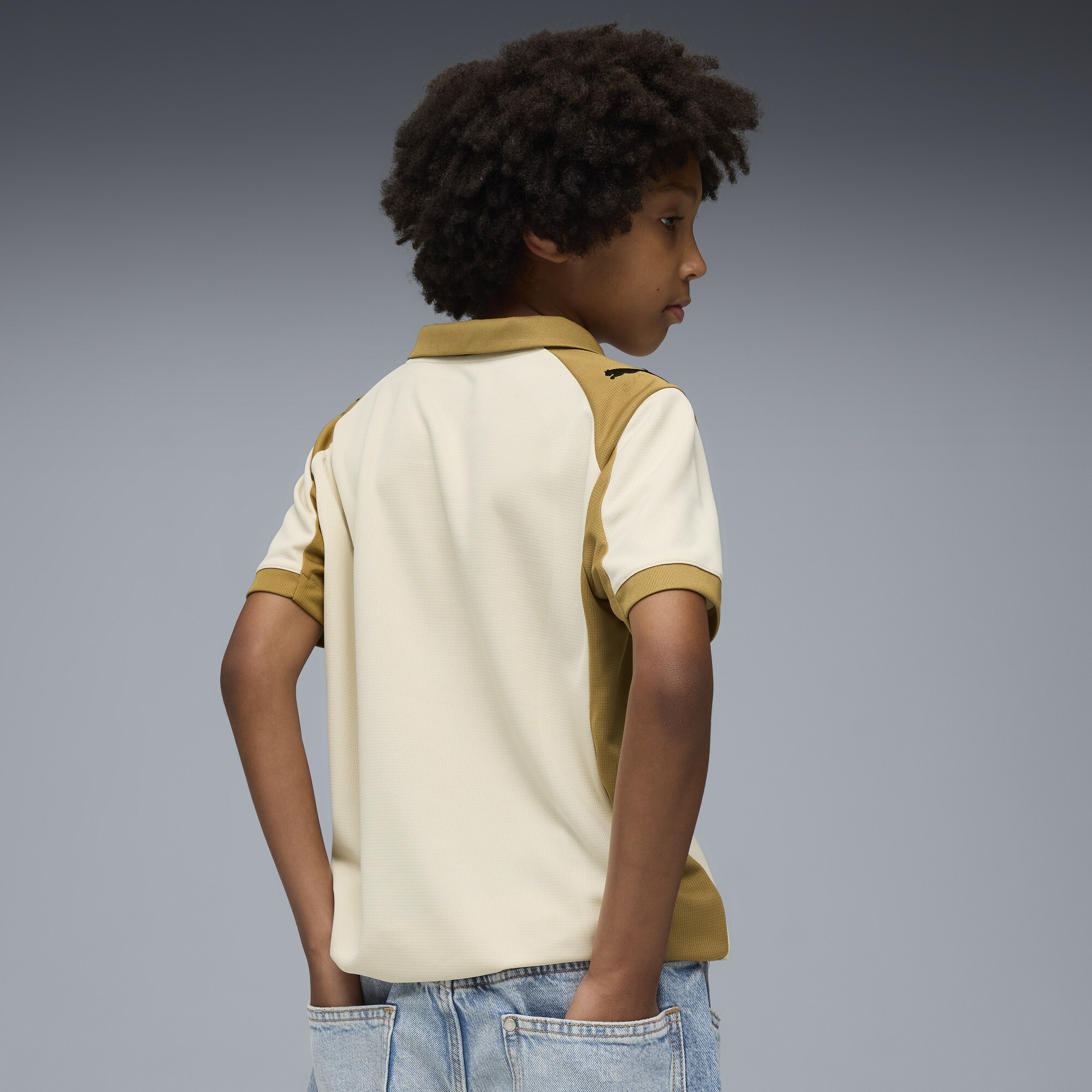 PUMA RC Lens 25/26 derde shirt, Goud, Maat 5-6Y thumbnail 4