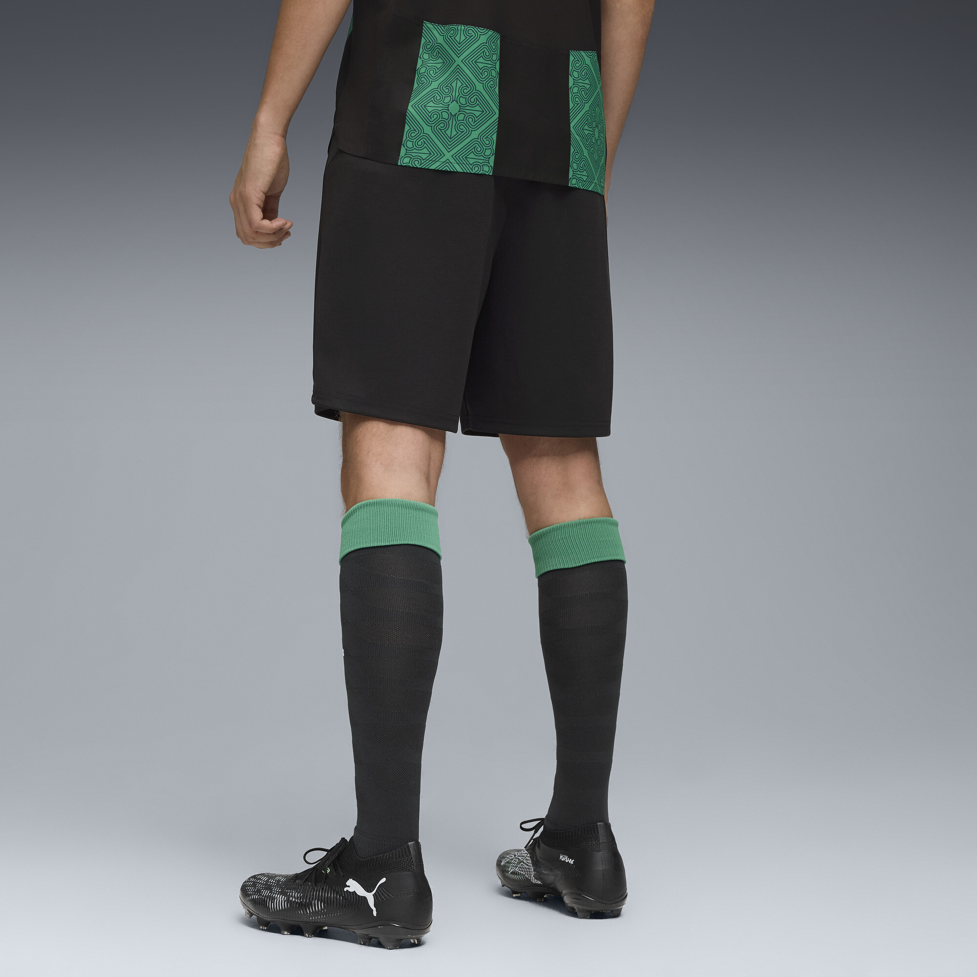 PUMA RC Lens 25/26 short voor Heren, Zwart/Wit, Maat S thumbnail 3