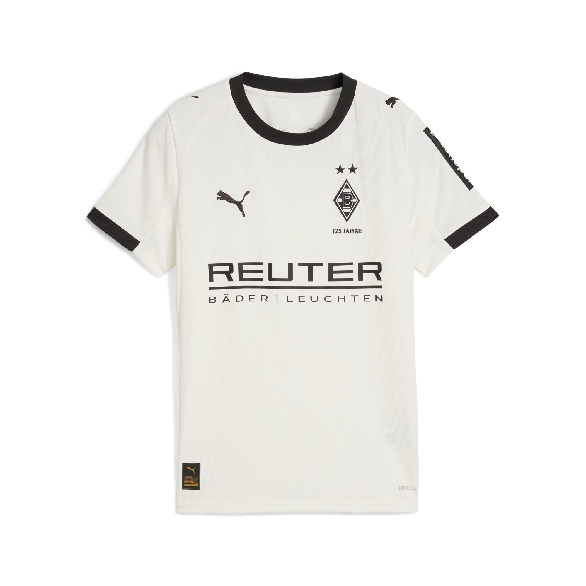 PUMA Borussia MÃ¶nchengladbach 25/26 thuisshirt, Zwart/Wit, Maat 11-12Y thumbnail 3