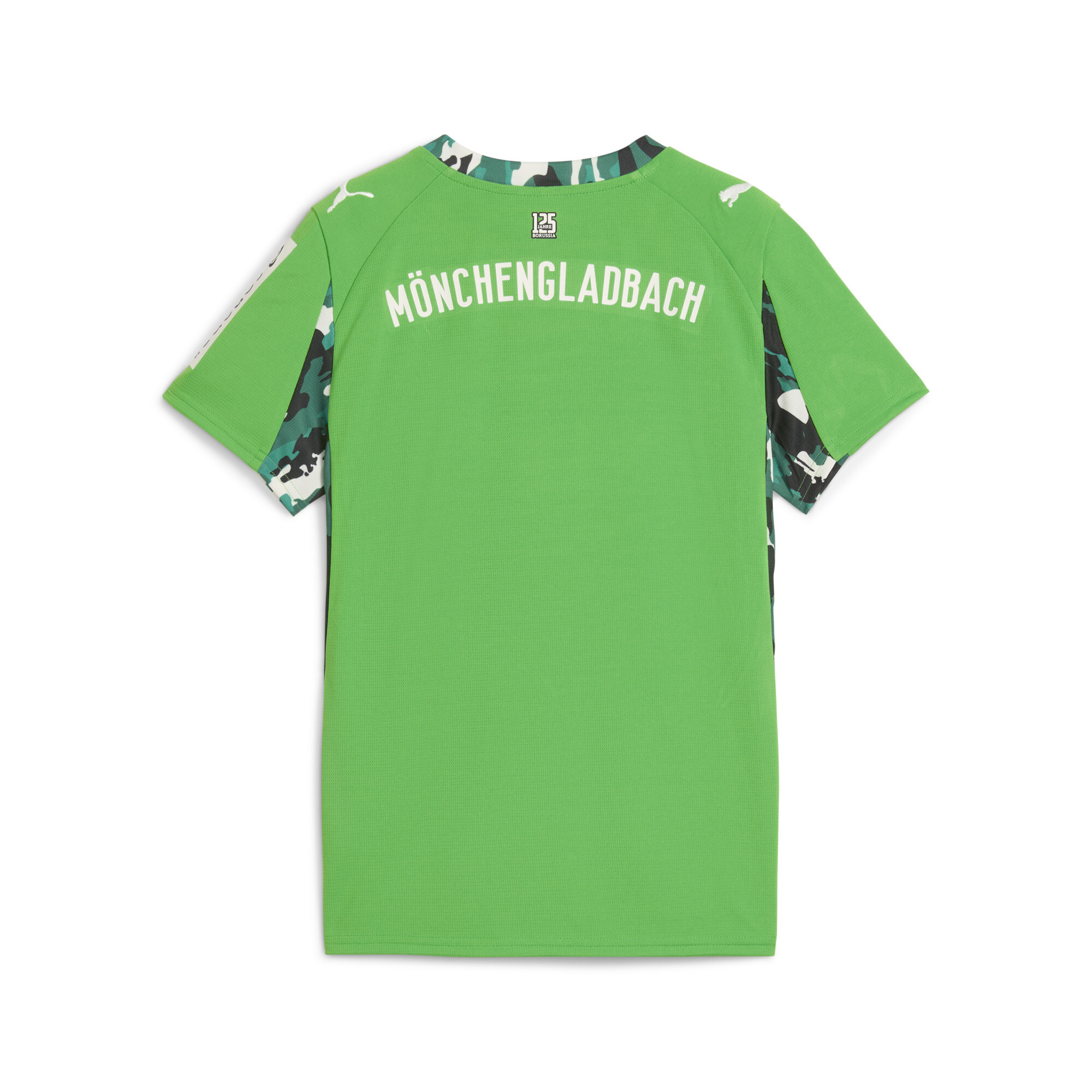 PUMA Borussia MÃ¶nchengladbach 25/26 uitshirt, Groen/Wit, Maat 13-14Y thumbnail 2