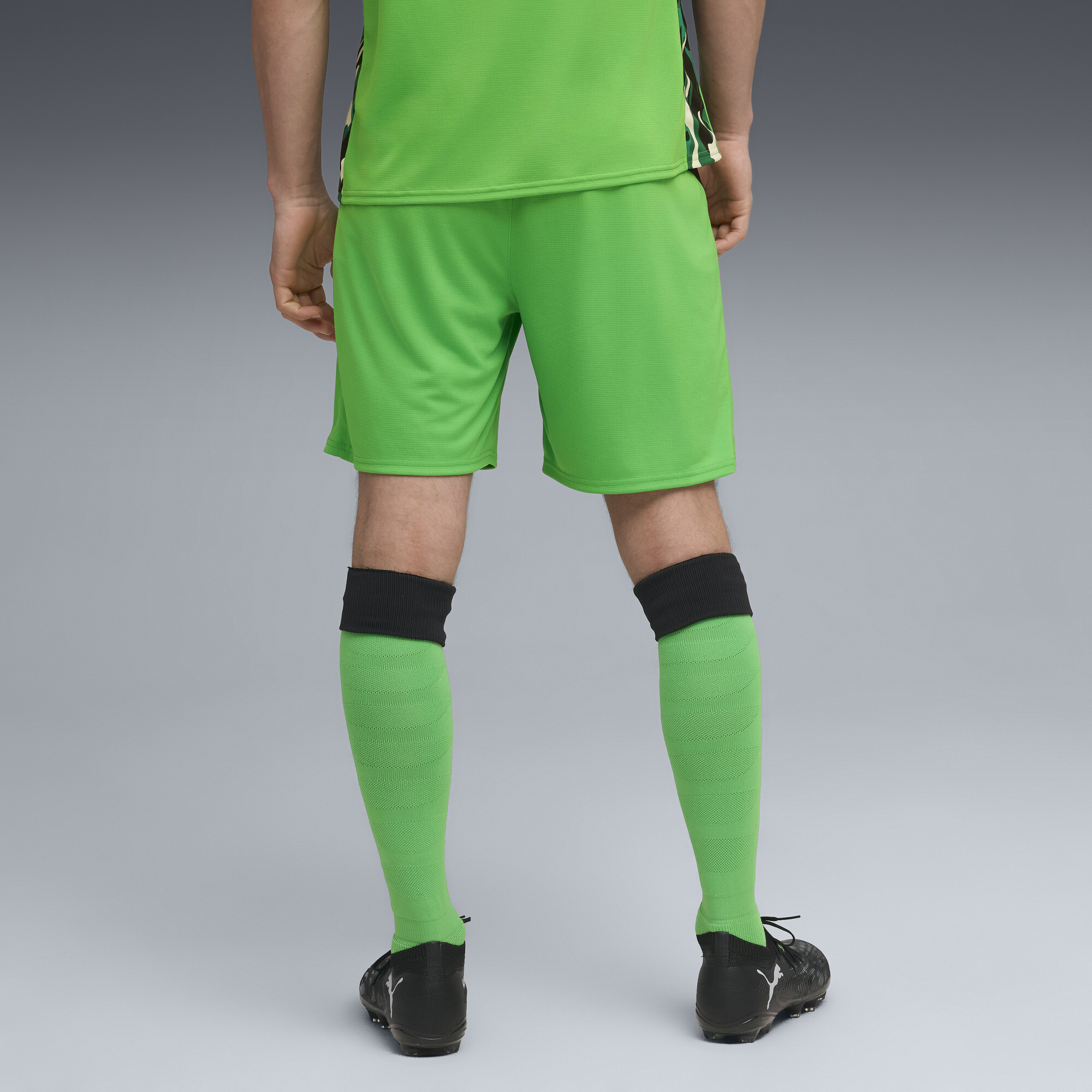 PUMA Borussia MÃ¶nchengladbach 25/26 short voor Heren, Groen/Wit, Maat L thumbnail 3