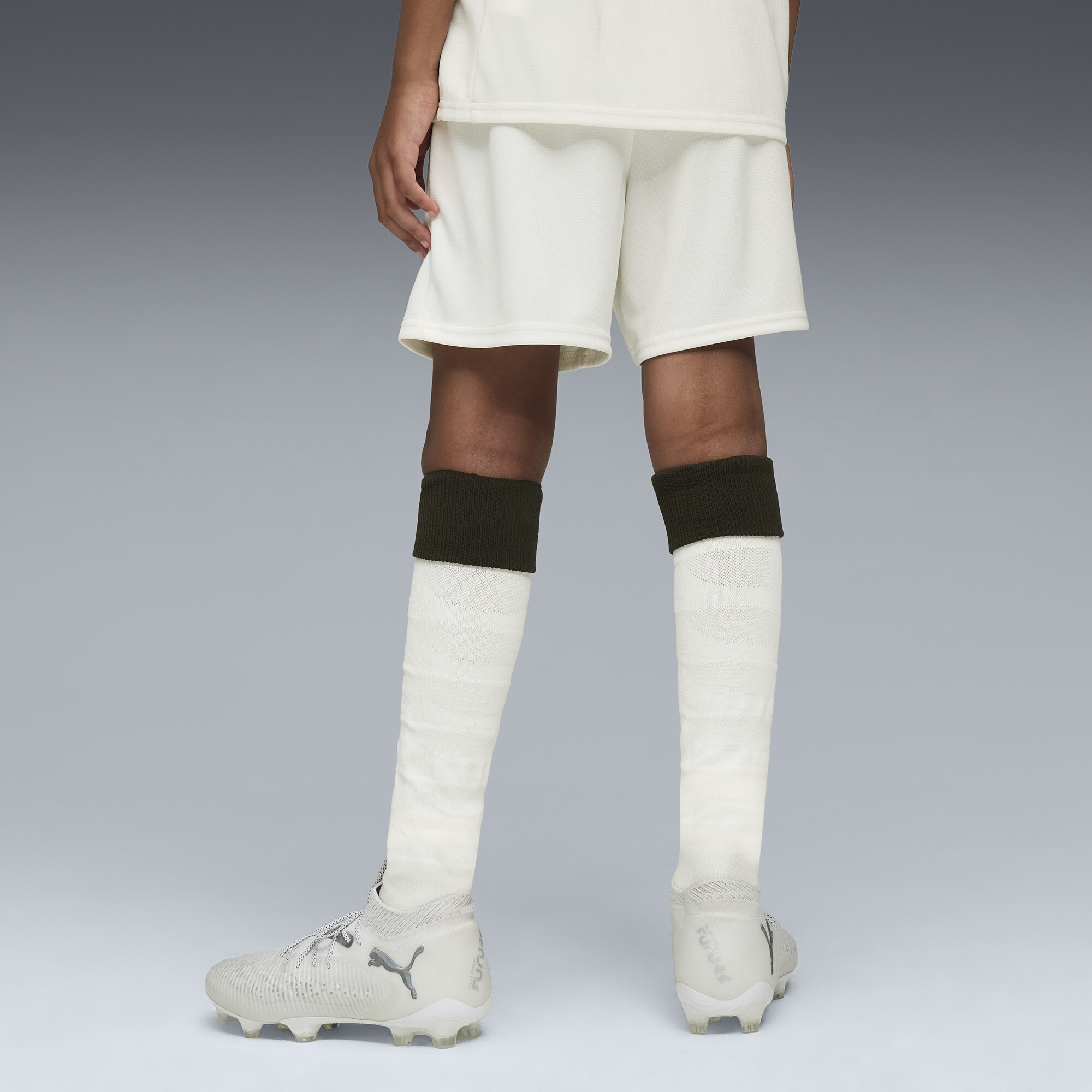 PUMA Borussia MÃ¶nchengladbach 25/26 sokken, Zwart/Wit, Maat 13-14Y thumbnail 4