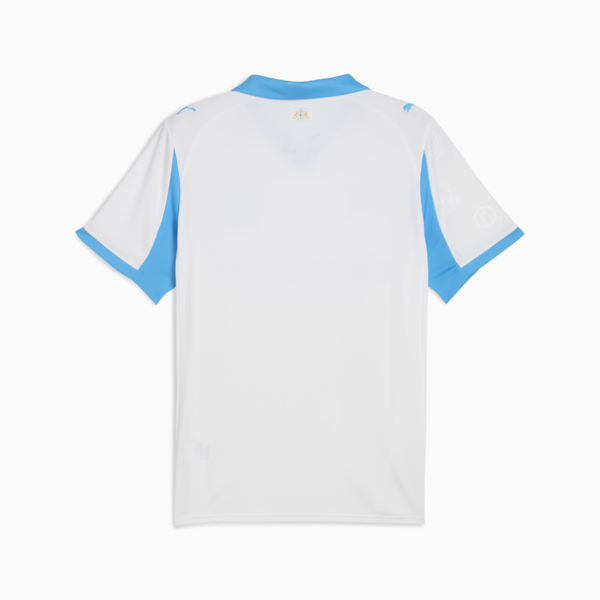 Olympique de Marseille 25/26 Home Jersey Men, PUMA White-Bleu Azur, large-MEX