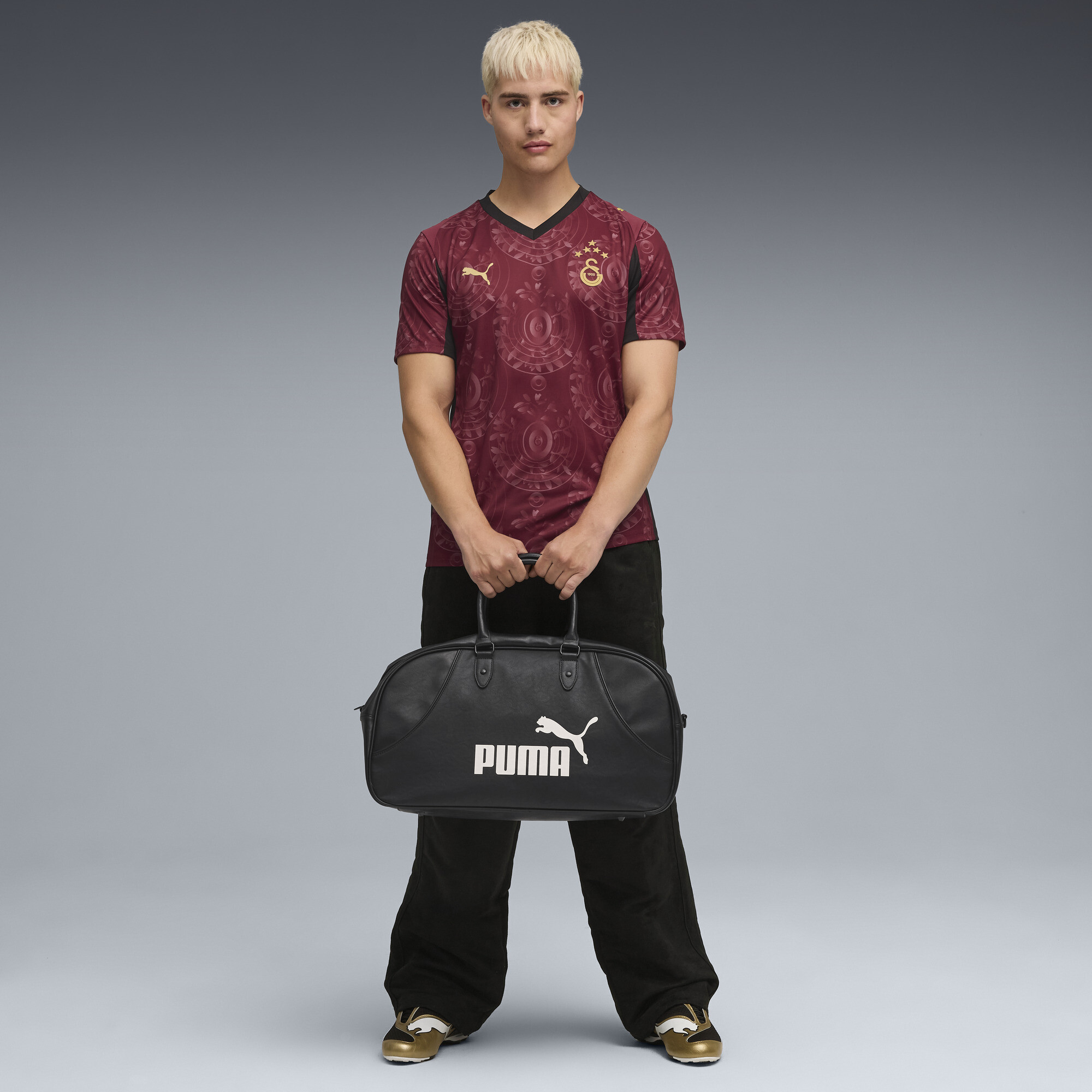 PUMA Galatasaray SK 25/26 derde shirt voor Heren, Rood/Goud, Maat 3XL thumbnail 4