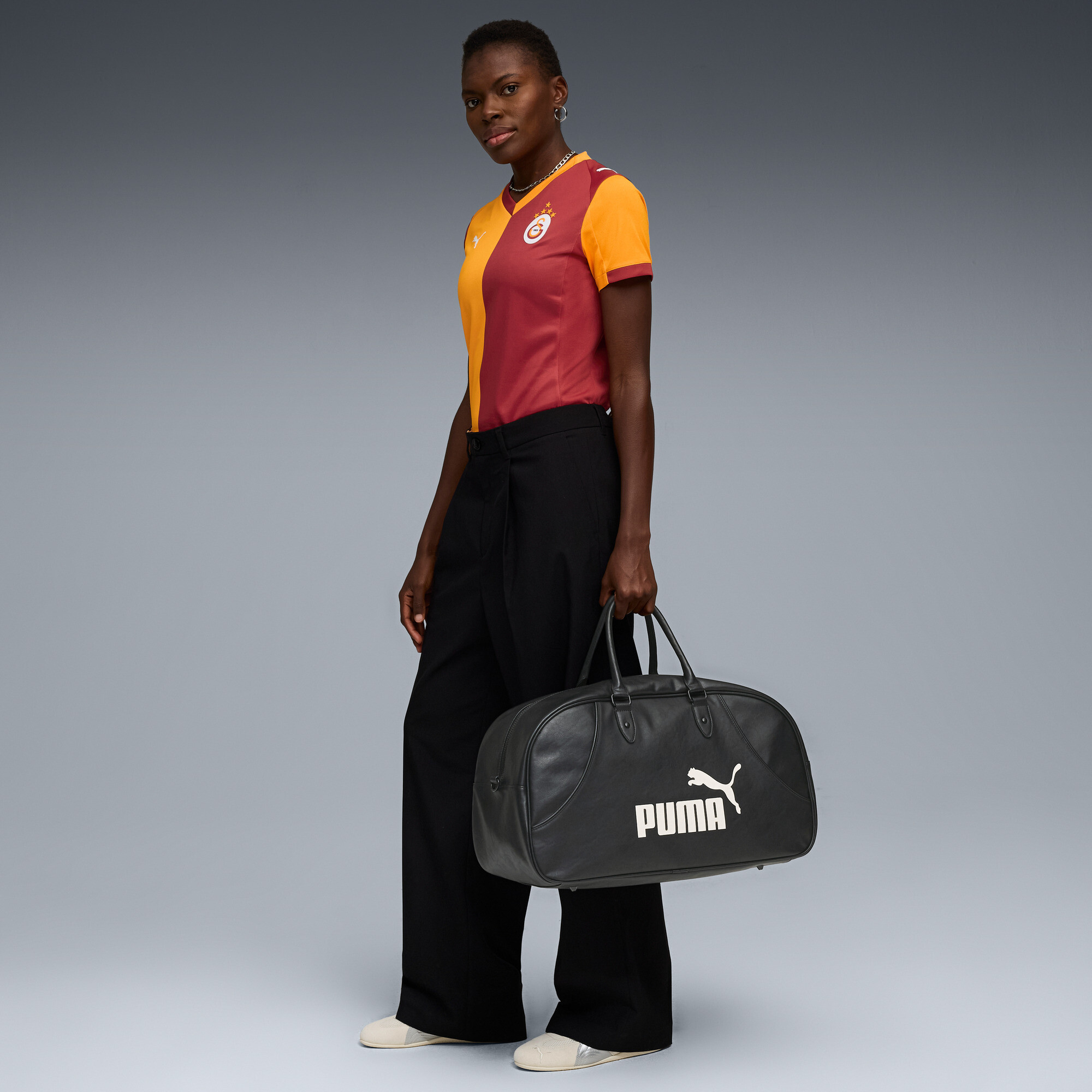 PUMA Galatasaray SK 25/26 thuisshirt voor Dames, Rood/Oranje, Maat XS thumbnail 3