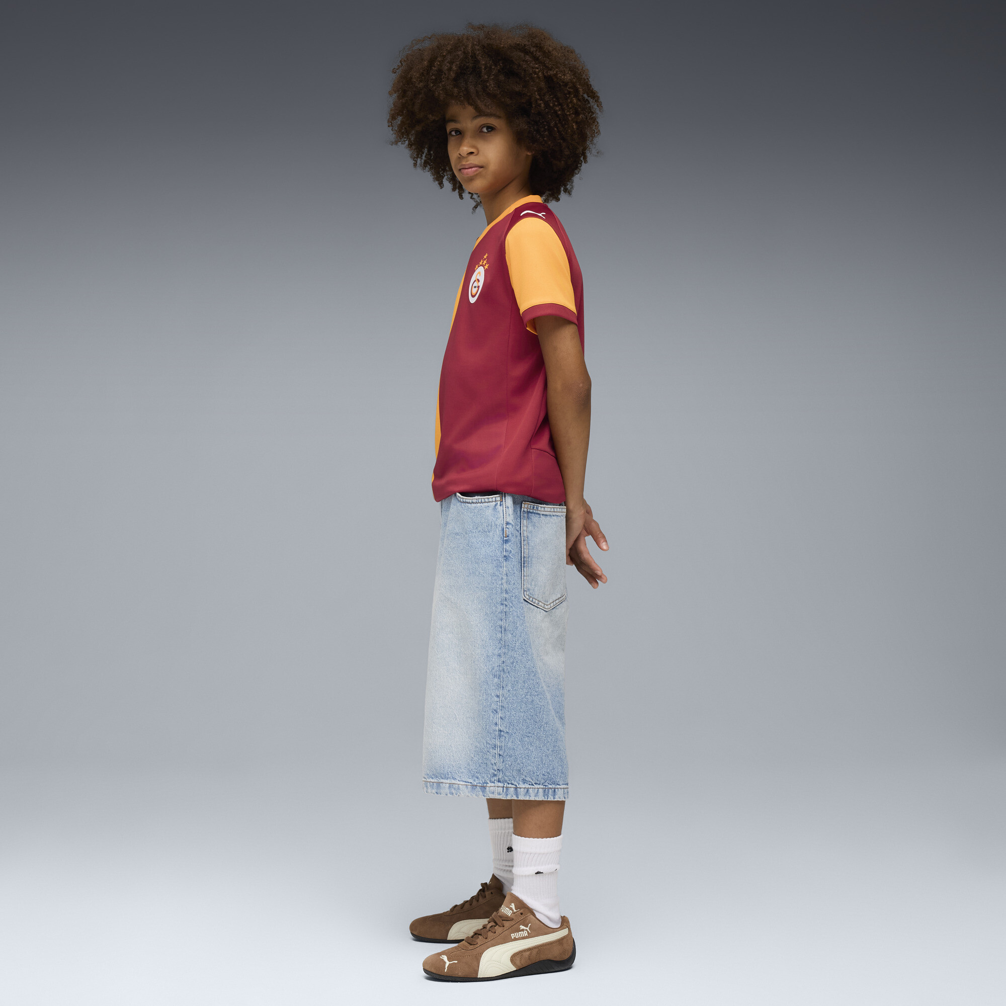 PUMA Galatasaray SK 25/26 thuisshirt, Rood/Oranje, Maat 13-14Y thumbnail 6