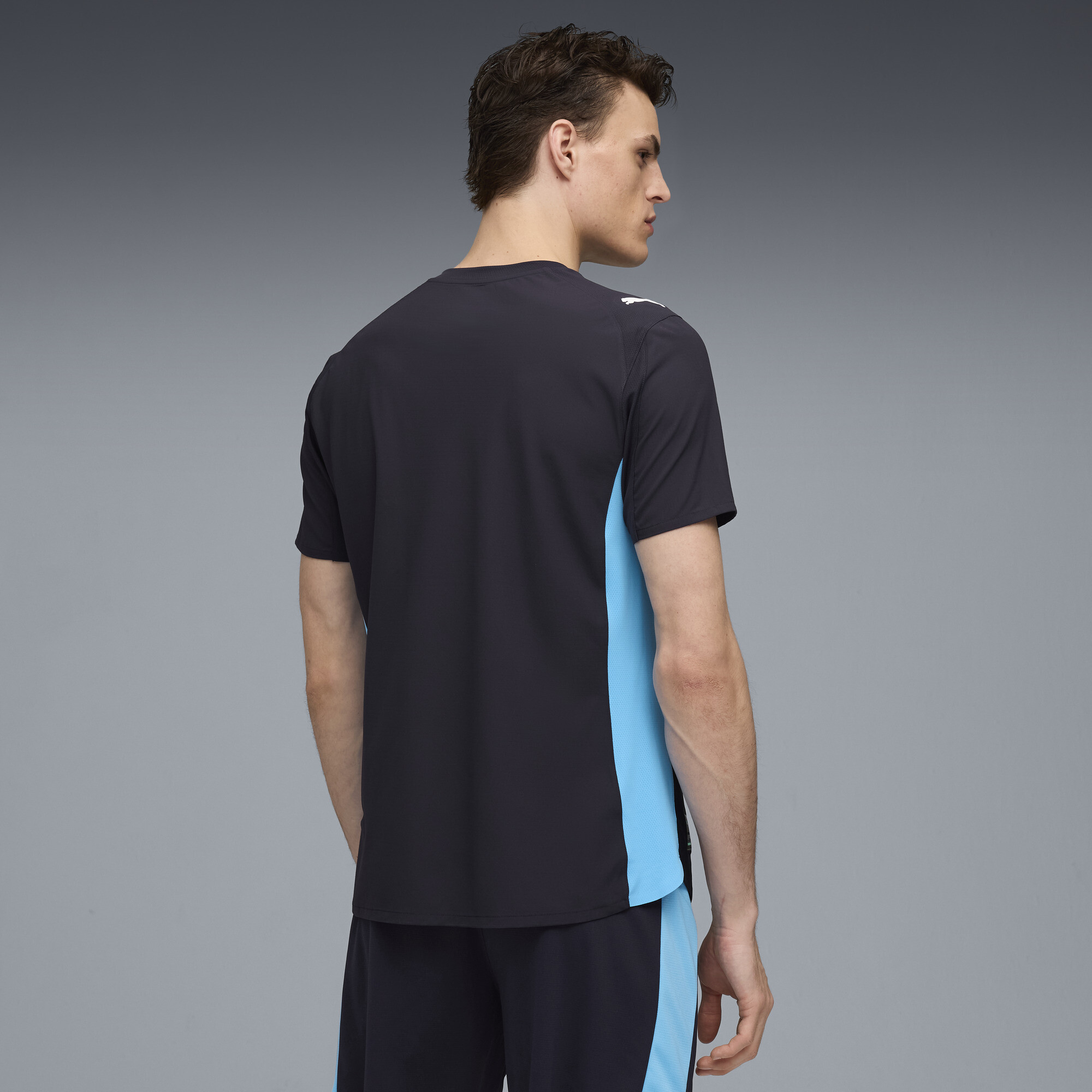 PUMA Olympique de Marseille 25/26 authentiek uitshirt voor Heren, Blauw, Maat M thumbnail 3