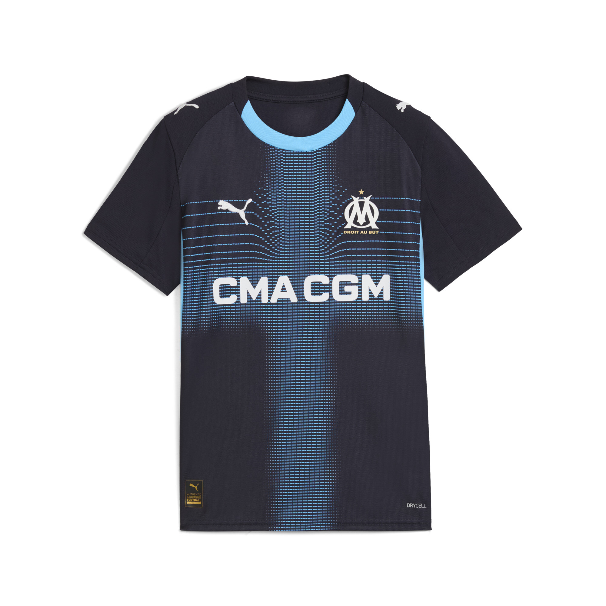 PUMA Olympique de Marseille 25/26 uitshirt, Blauw, Maat 13-14Y thumbnail 3