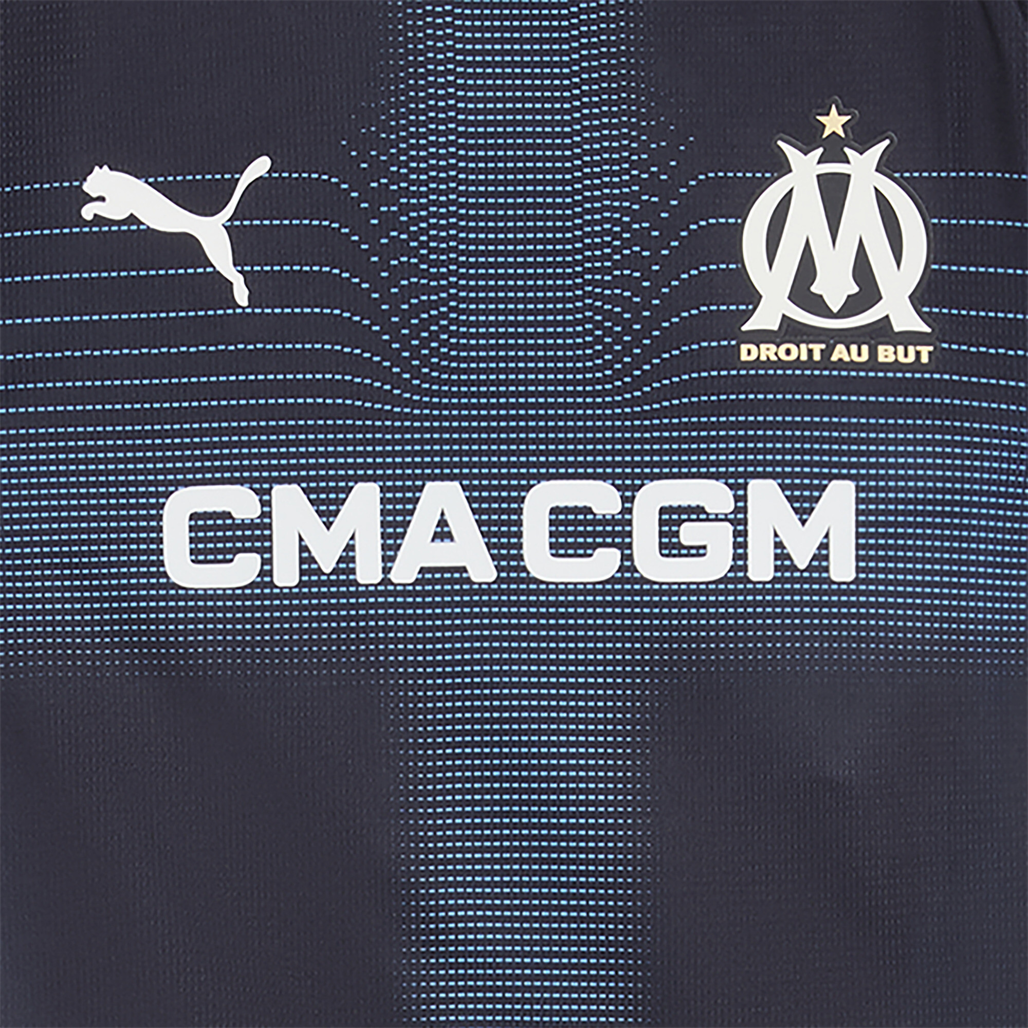 PUMA Olympique de Marseille 25/26 mini-uittenue, Blauw, Maat 5-6Y thumbnail 2