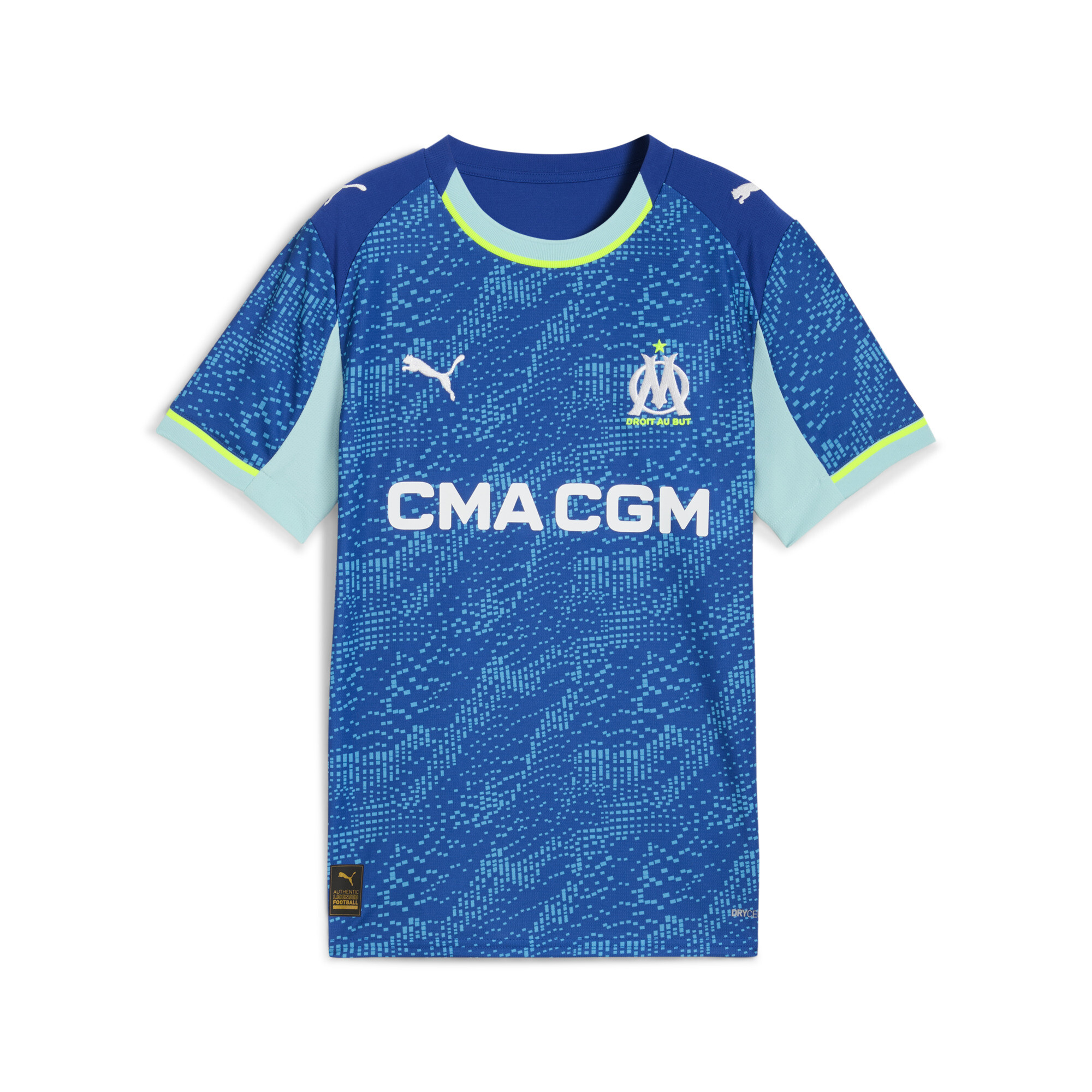 PUMA Olympique Marseille 25/26 derde shirt, Blauw, Maat 5-6Y thumbnail 3