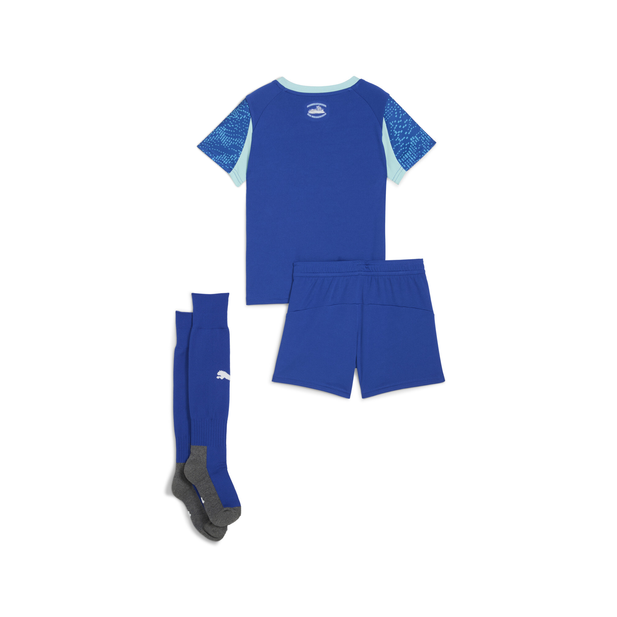 PUMA Olympique de Marseille 25/26 mini-derde-tenue, Blauw, Maat 2-3Y thumbnail 2