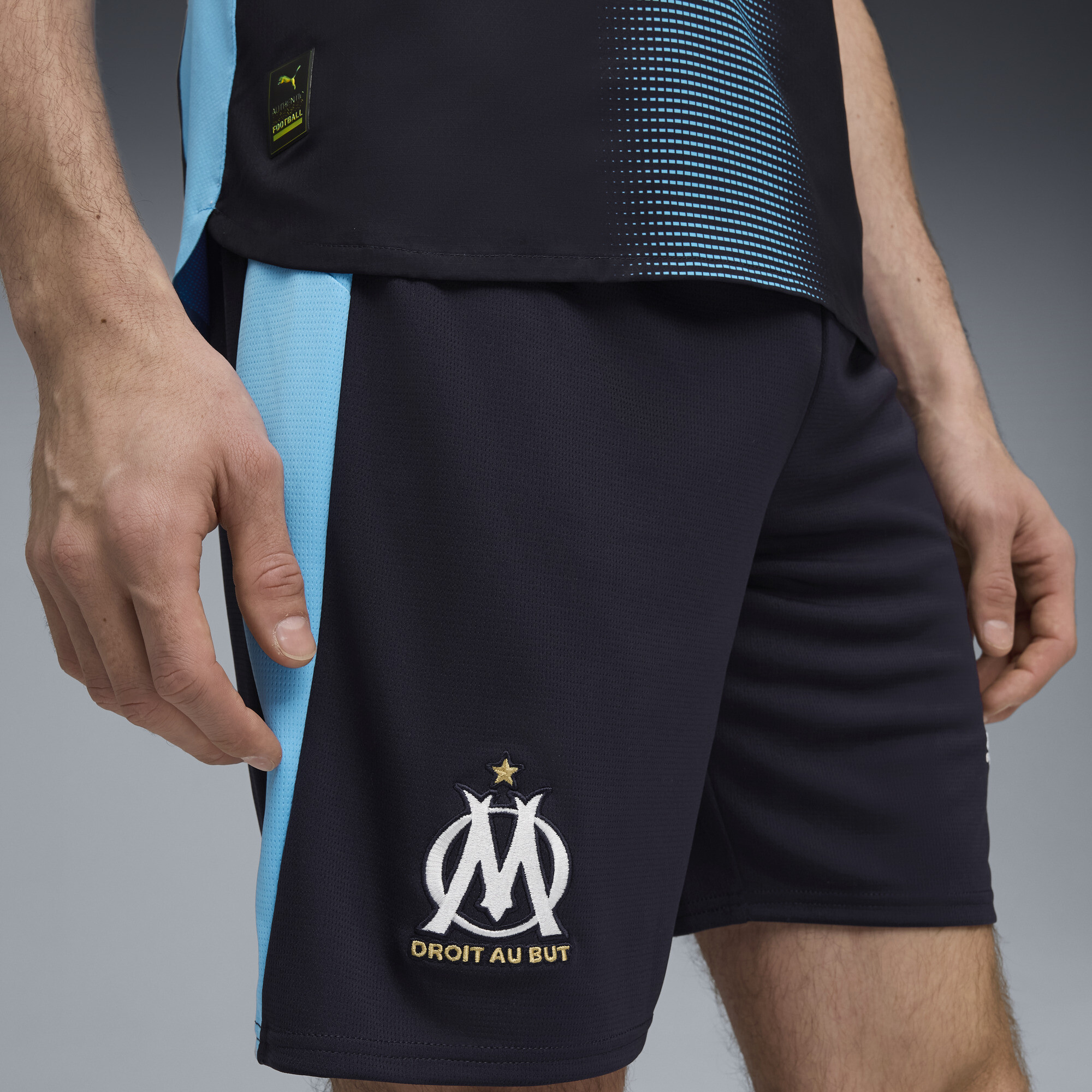 PUMA Olympique de Marseille 25/26 short voor Heren, Blauw, Maat M thumbnail 5