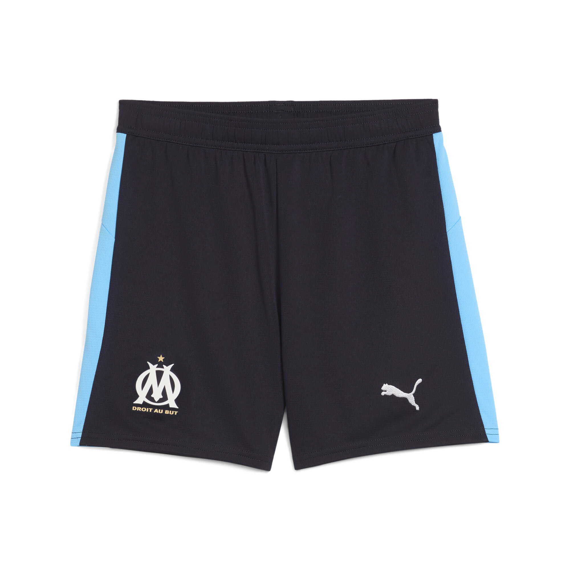 PUMA Olympique de Marseille 25/26 short, Blauw, Maat 13-14Y thumbnail 3
