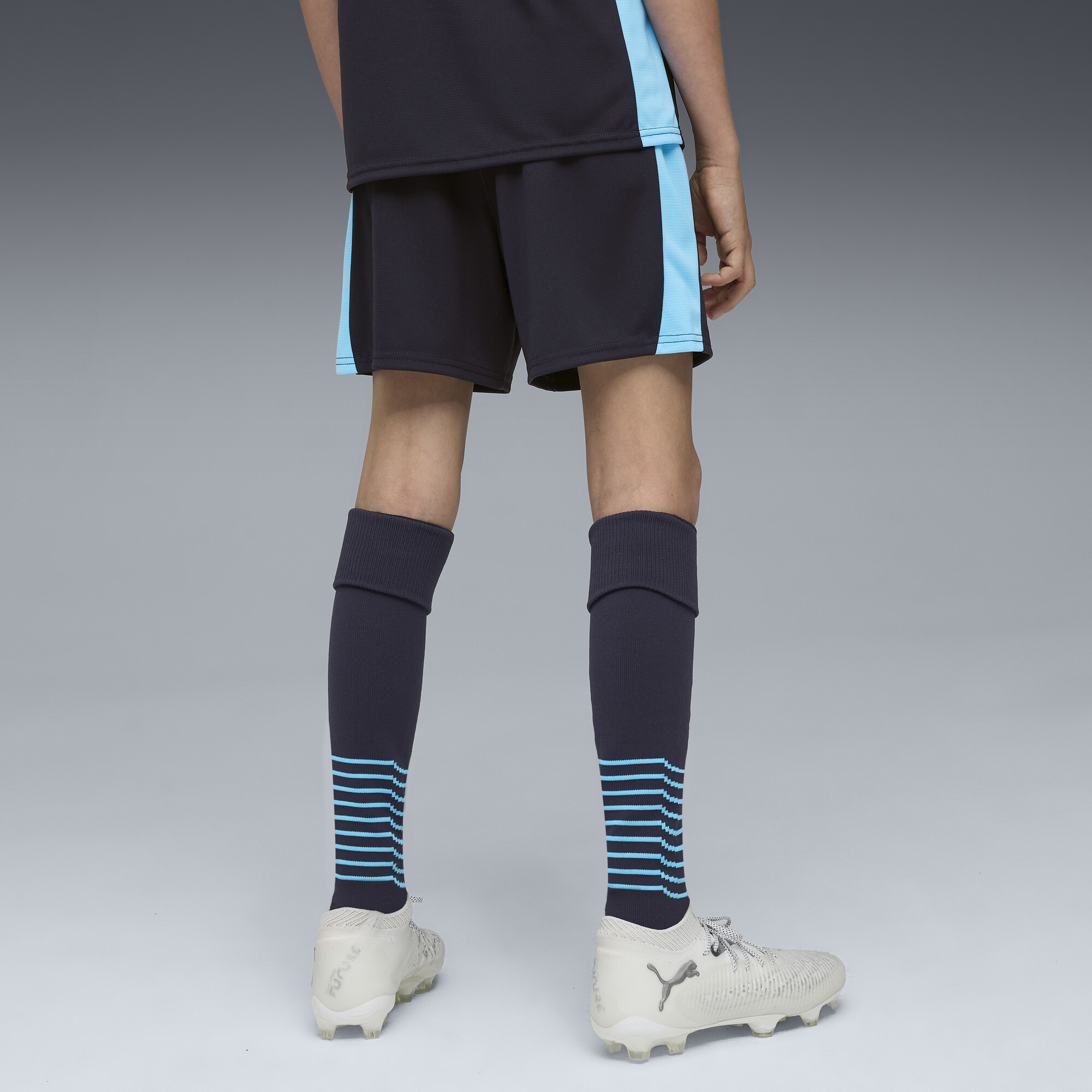 PUMA Olympique de Marseille 25/26 short, Blauw, Maat 13-14Y thumbnail 4