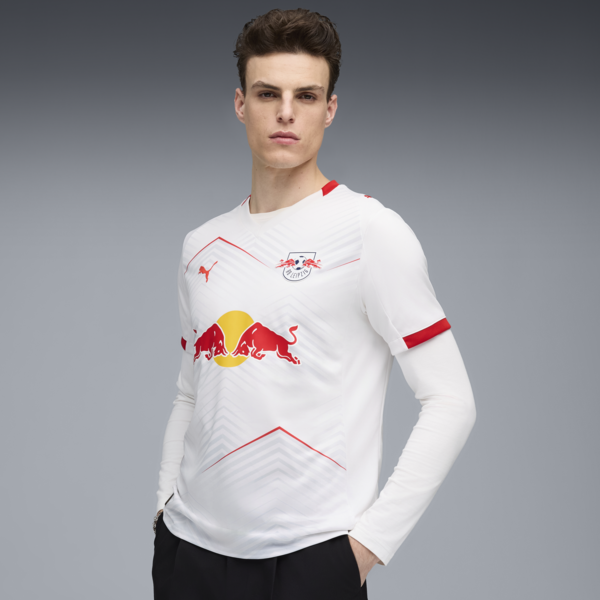 Camiseta RB Leipzig 25/26 Local para hombre, PUMA White-For All Time Red, large-ARG