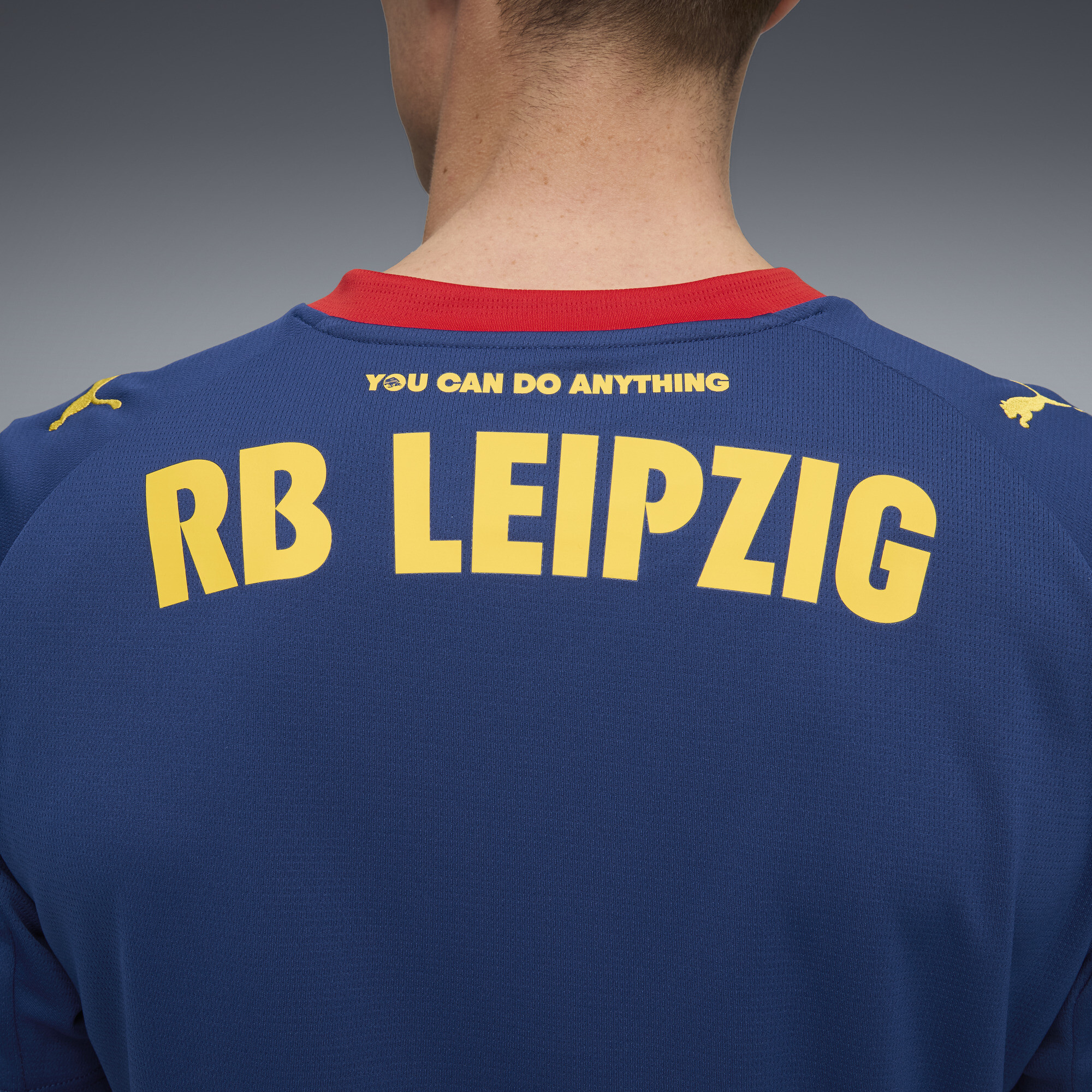 PUMA RB Leipzig 25/26 uitshirt voor Heren, Blauw/Rood, Maat XL thumbnail 2