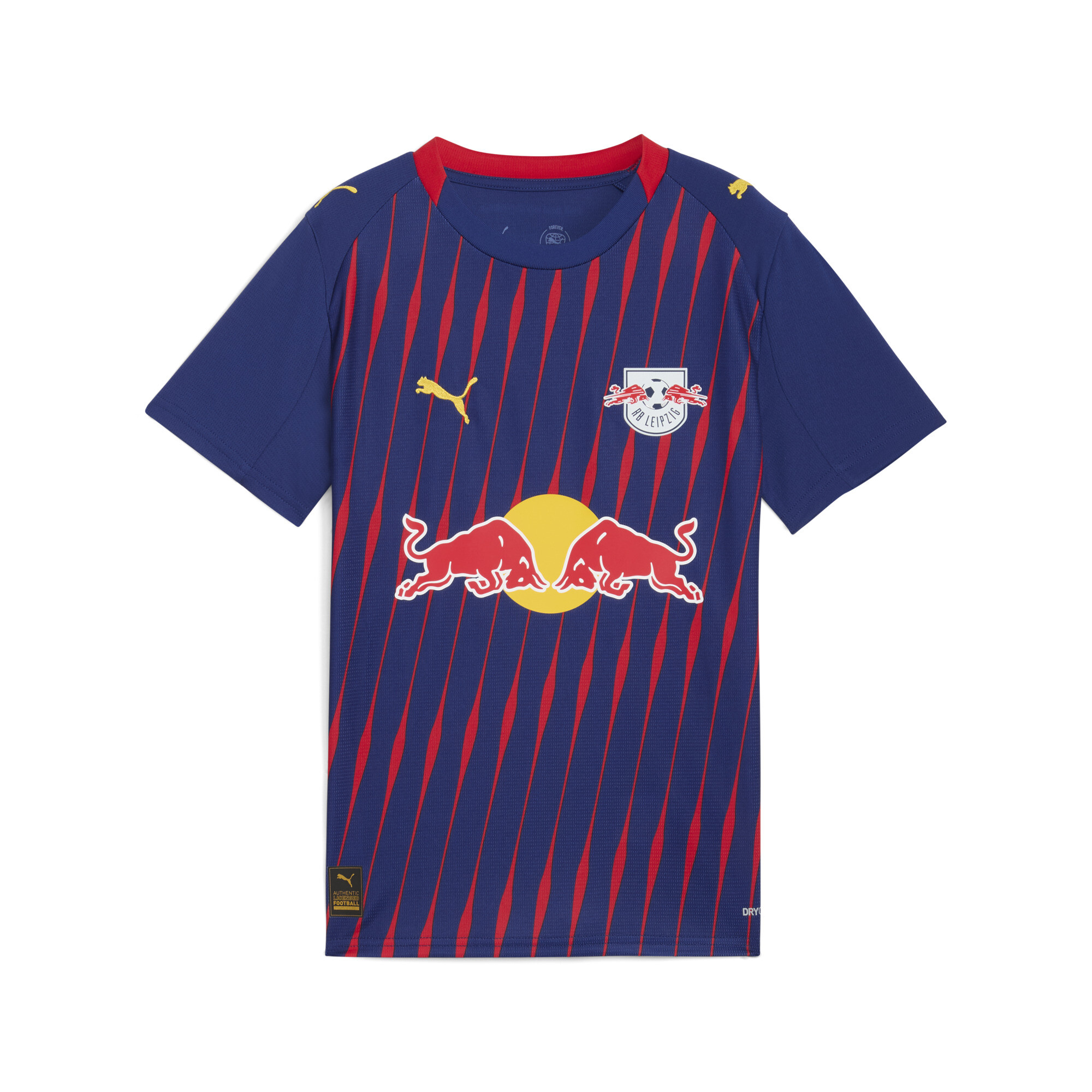 PUMA RB Leipzig 25/26 uitshirt, Blauw/Rood, Maat 9-10Y thumbnail 3