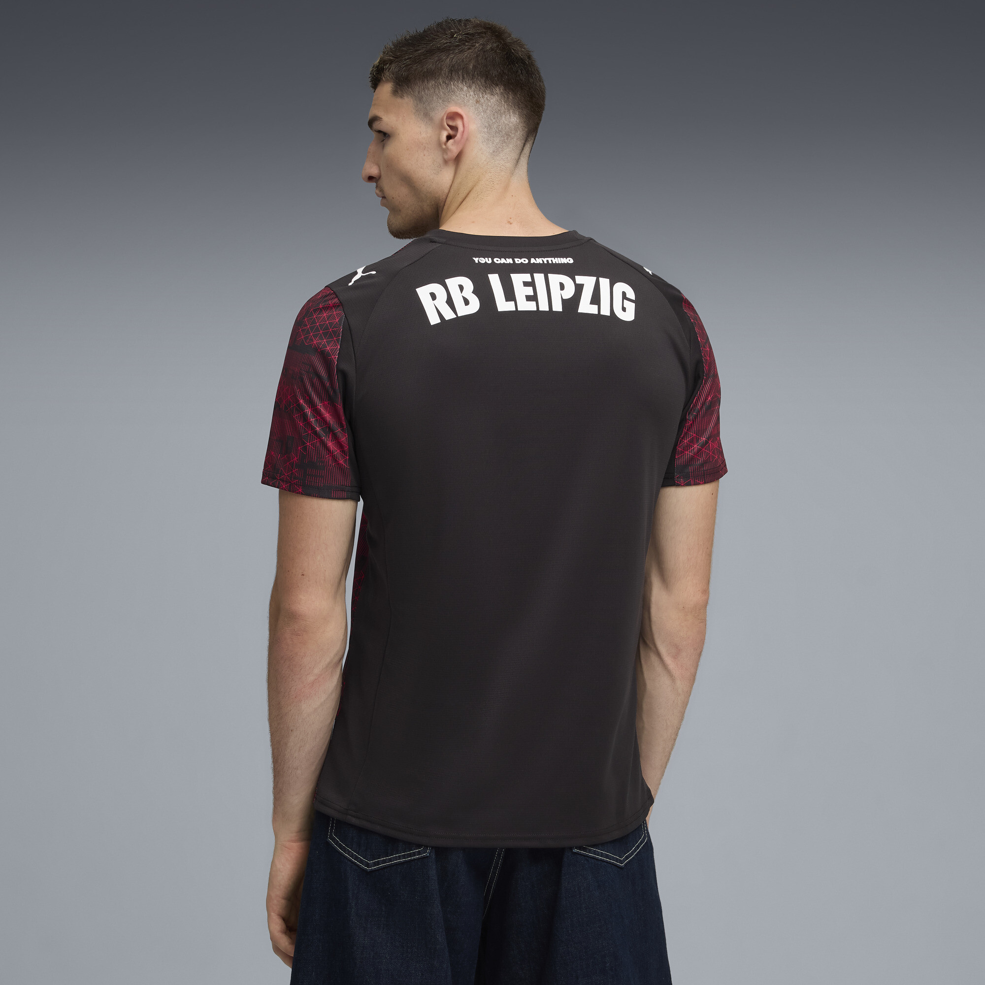 PUMA RB Leipzig 25/26 derde shirt voor Heren, Zwart/Rood, Maat S thumbnail 3