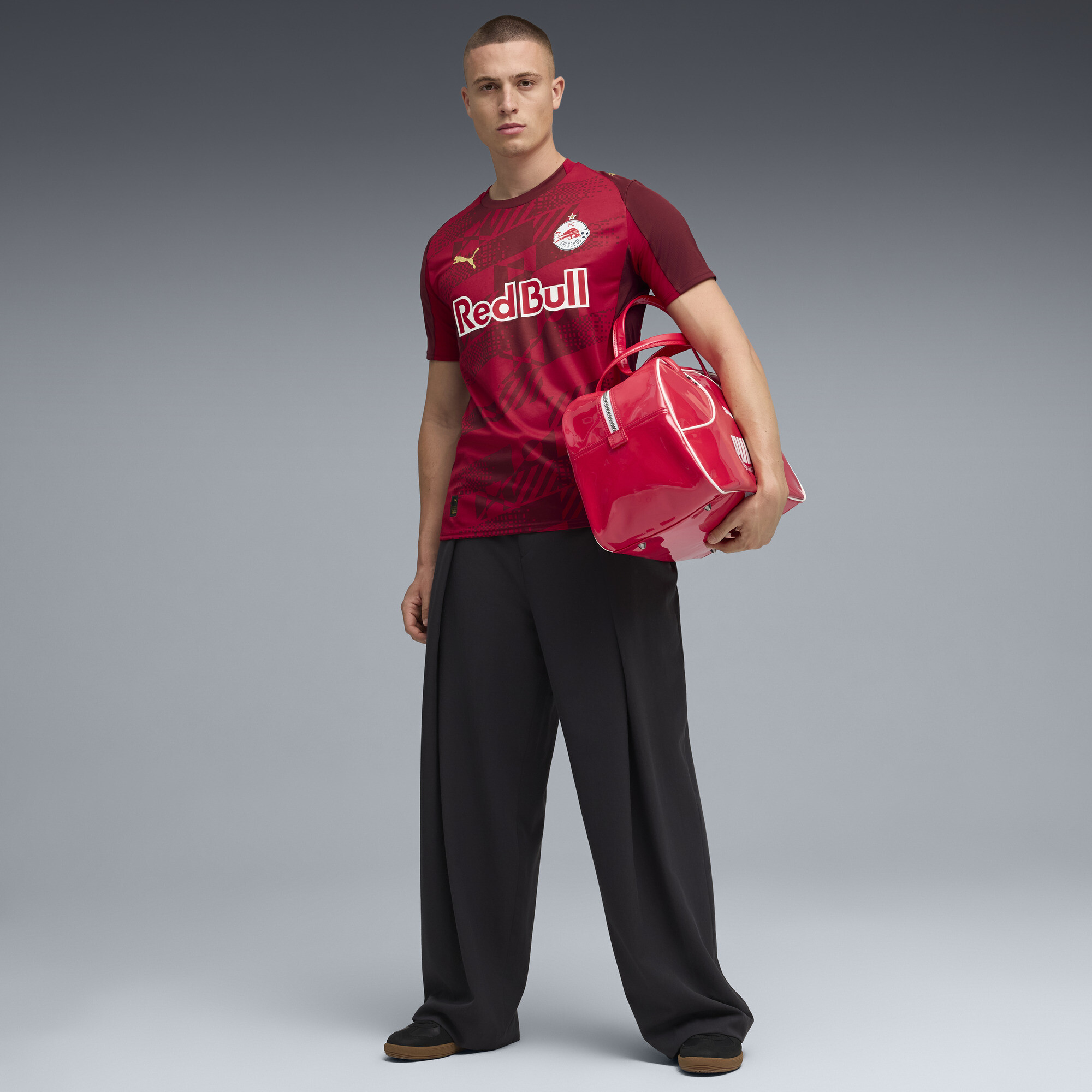 PUMA FC Rood Bull Salzburg 25/26 derde shirt voor Heren, Goud, Maat M thumbnail 4