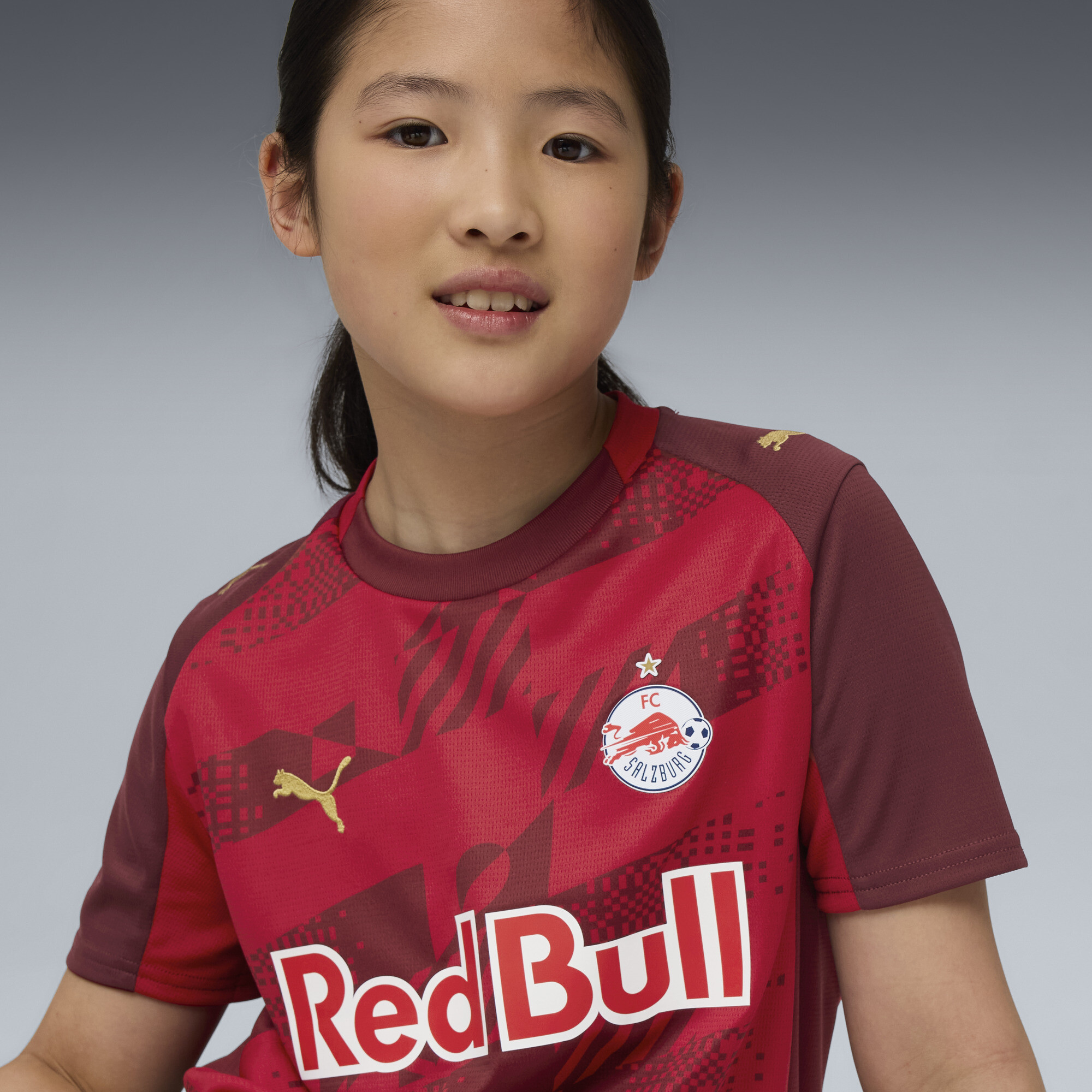 PUMA FC Rood Bull Salzburg 25/26 derde shirt, Goud, Maat 5-6Y thumbnail 6