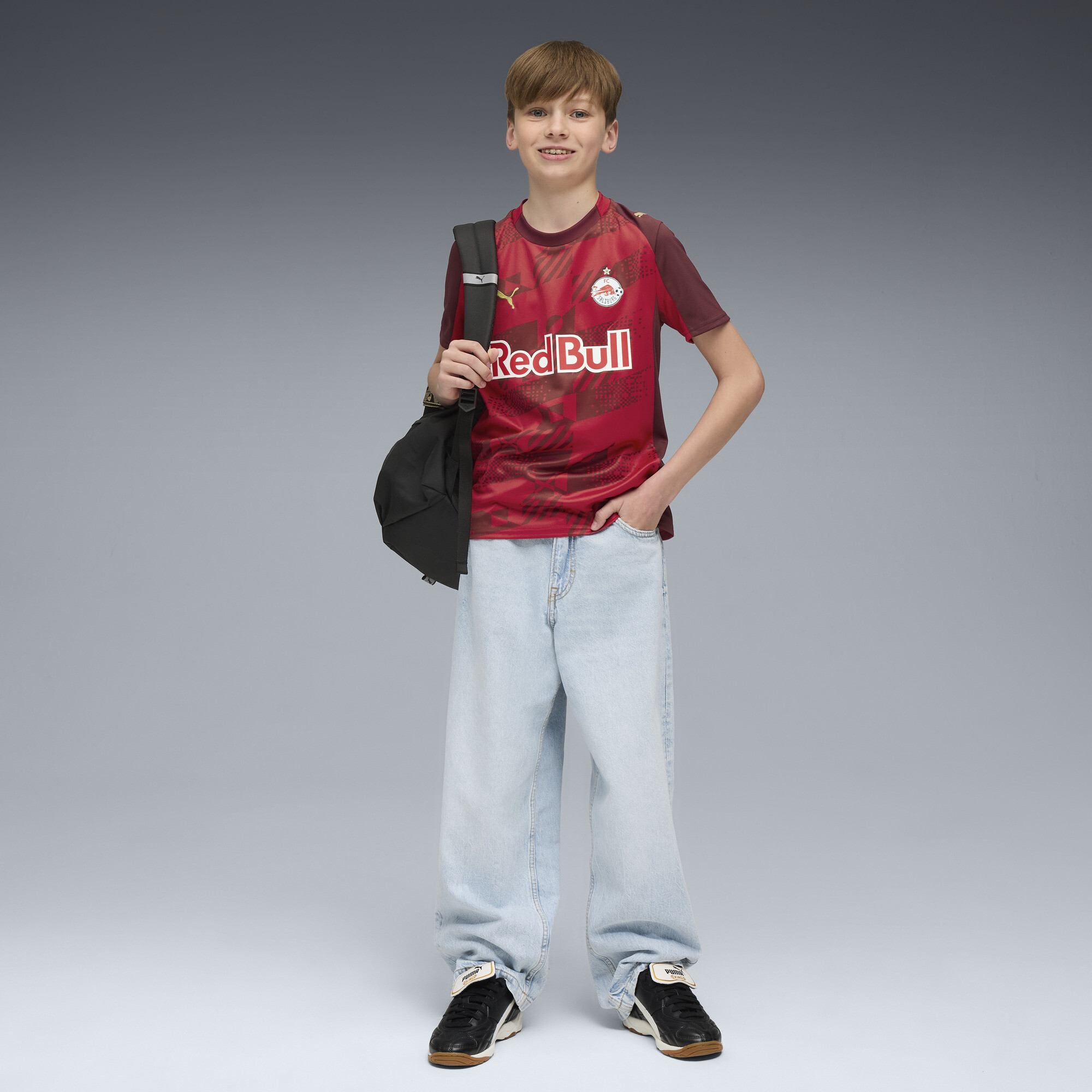 PUMA FC Rood Bull Salzburg 25/26 derde shirt, Goud, Maat 5-6Y thumbnail 5