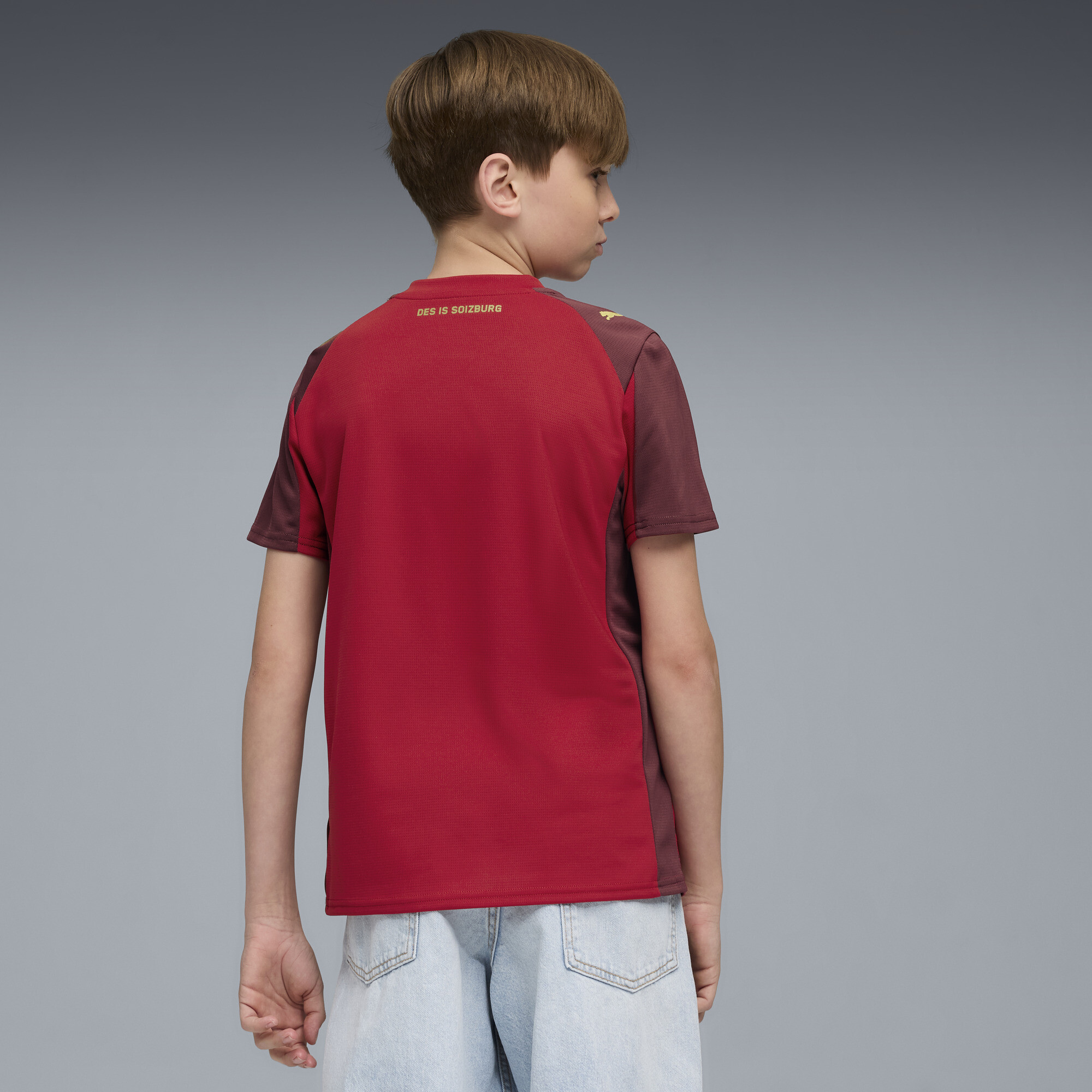 PUMA FC Rood Bull Salzburg 25/26 derde shirt, Goud, Maat 5-6Y thumbnail 4