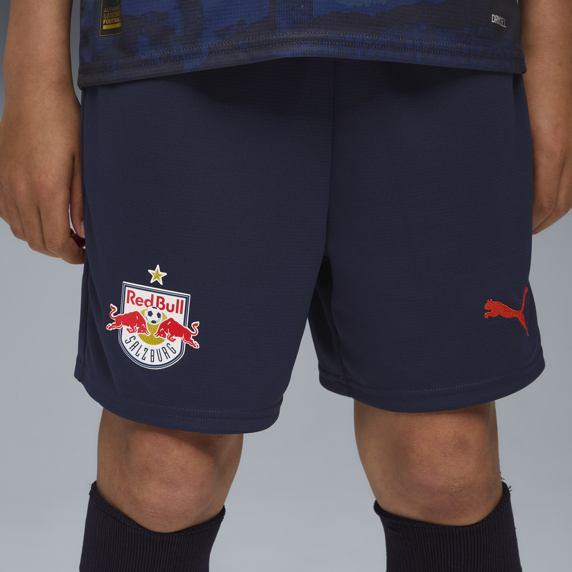 PUMA FC Rood Bull Salzburg 25/26 short, Blauw, Maat 13-14Y thumbnail 6