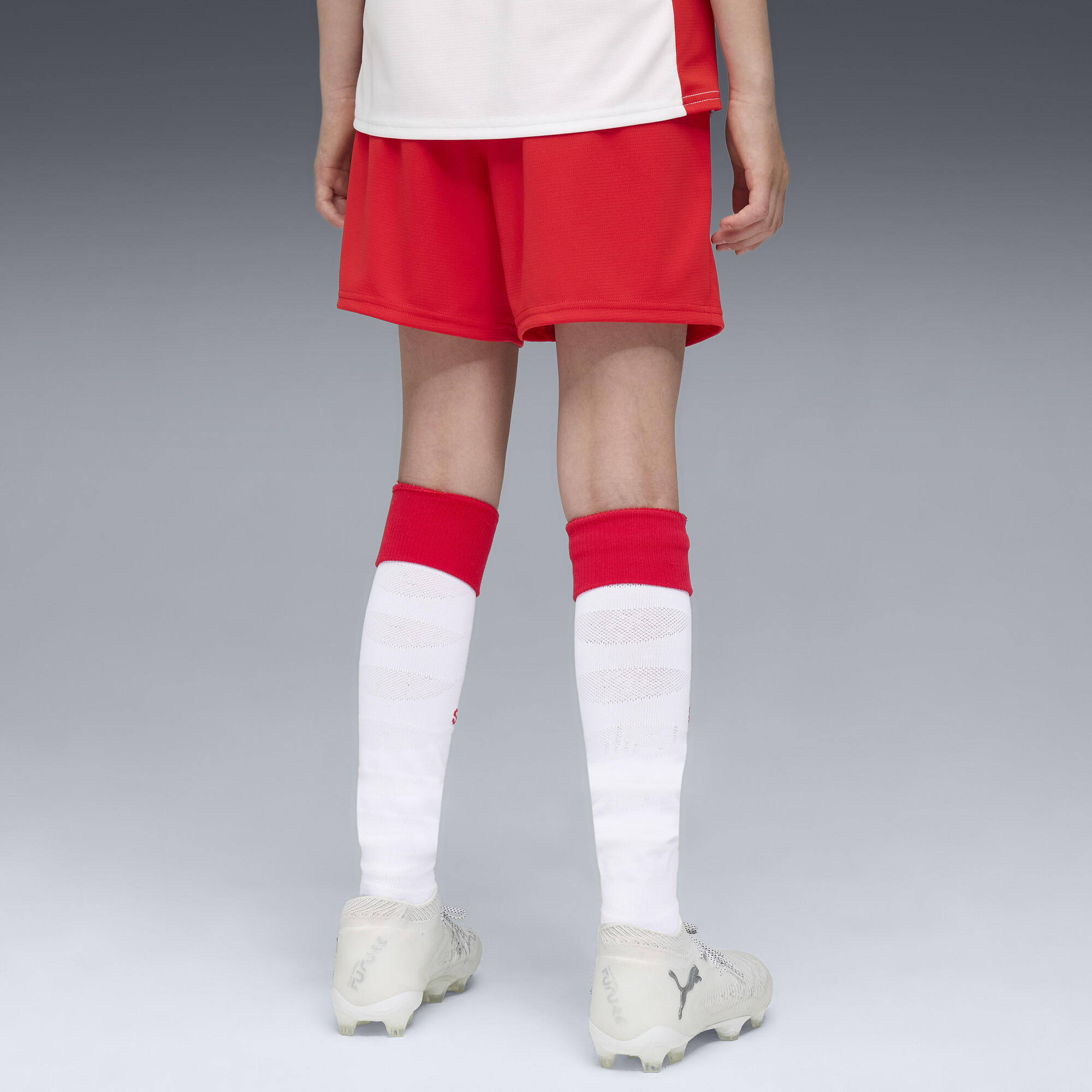PUMA FC Rood Bull Salzburg 25/26 short, Rood/Wit, Maat 9-10Y thumbnail 4