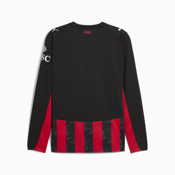 Jersey local manga larga AC Milan 25/26 para hombre, For All Time Red-PUMA Black, large-MEX
