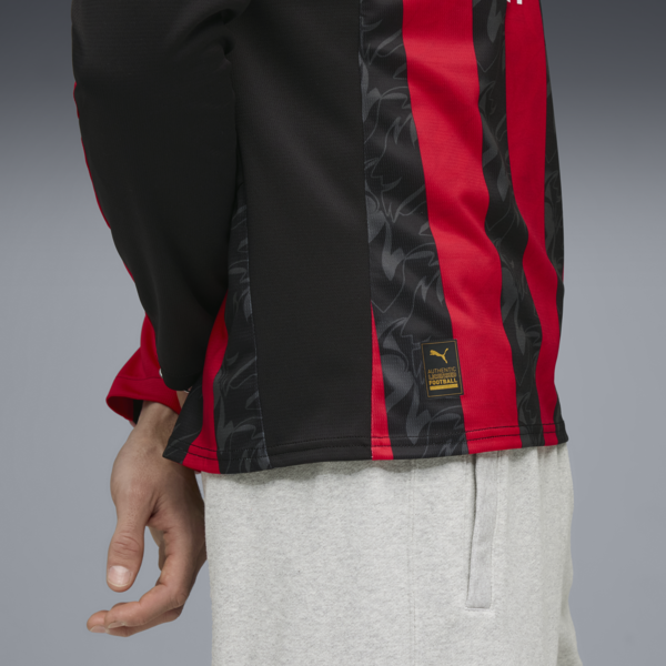 Jersey local manga larga AC Milan 25/26 para hombre, For All Time Red-PUMA Black, large-MEX