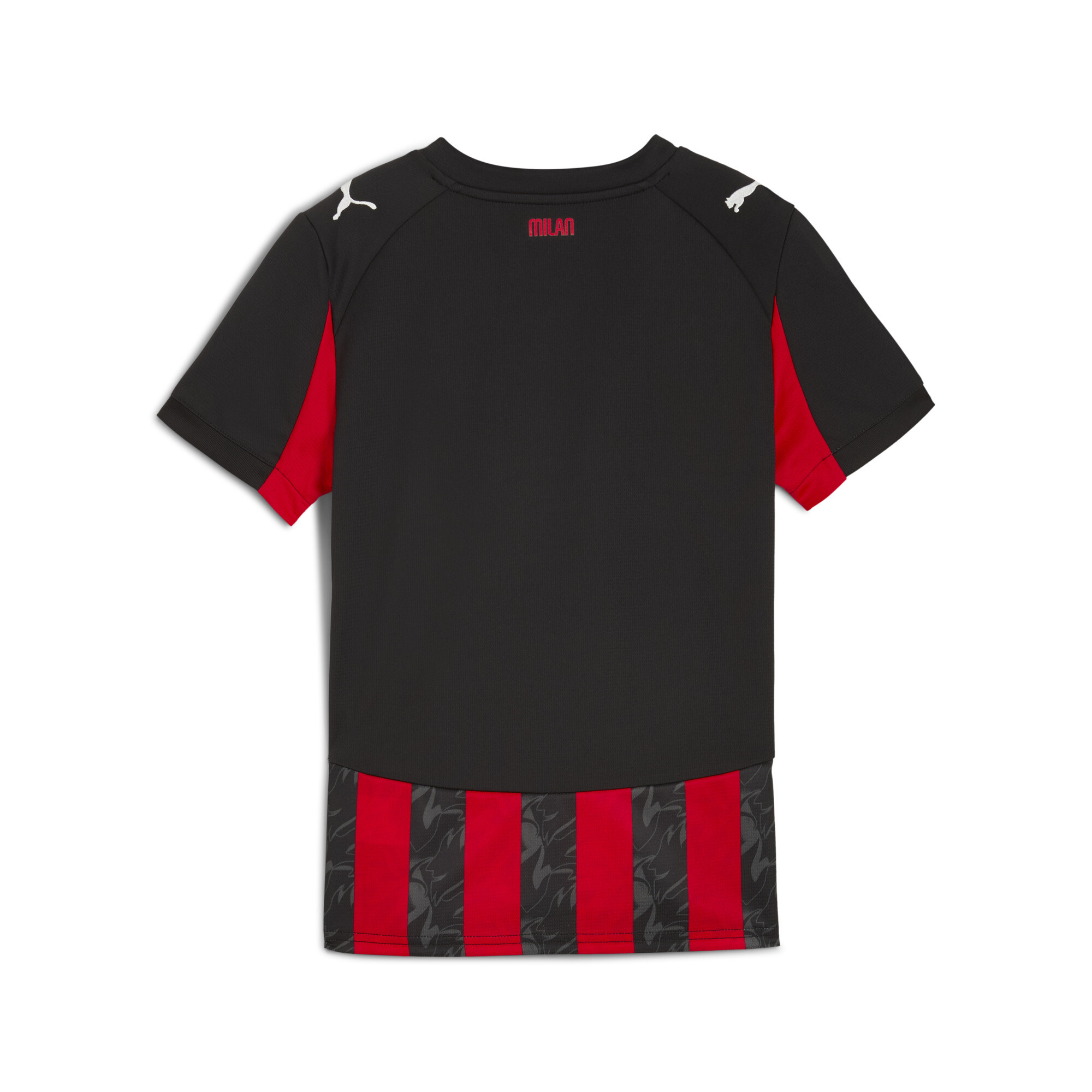PUMA AC Milan 25/26 thuisshirt, Zwart/Rood, Maat 5-6Y thumbnail 2