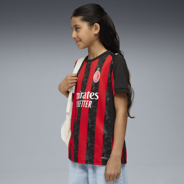 AC Milan 25/26 Home Jersey Youth, For All Time Red-PUMA Black, large-ZAF