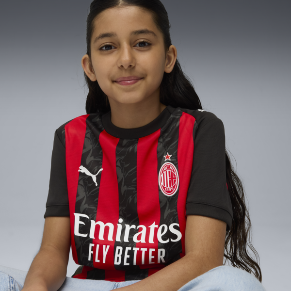 AC Milan 25/26 Home Jersey Youth, For All Time Red-PUMA Black, large-ZAF