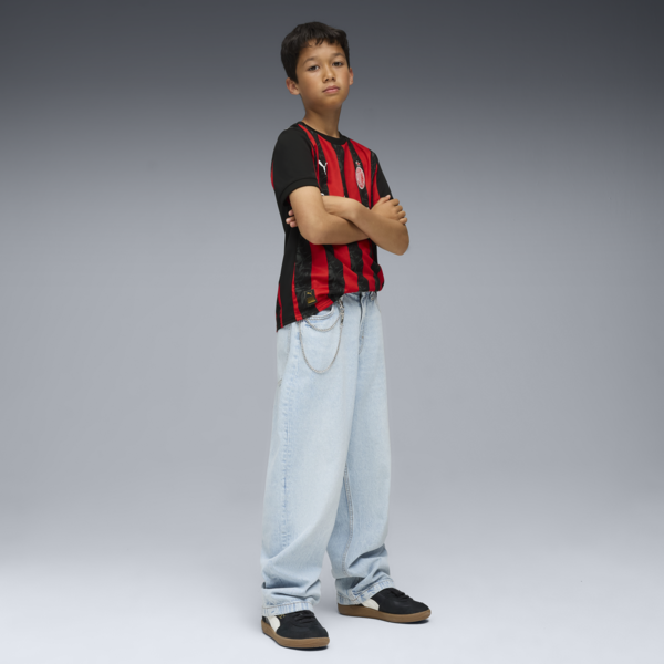 AC Milan 25/26 Home Jersey Youth, For All Time Red-PUMA Black, large-ZAF