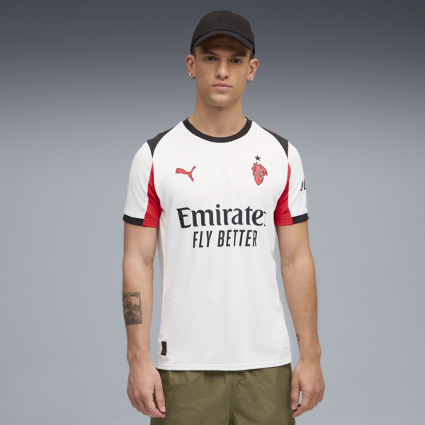 Jersey Replica Away AC Milan 25/26 para hombre, PUMA White-For All Time Red, large-MEX