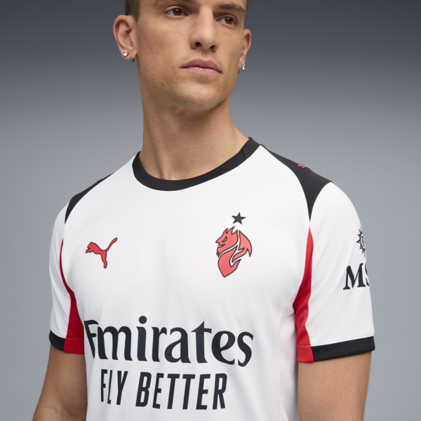 Jersey Replica Away AC Milan 25/26 para hombre, PUMA White-For All Time Red, large-MEX