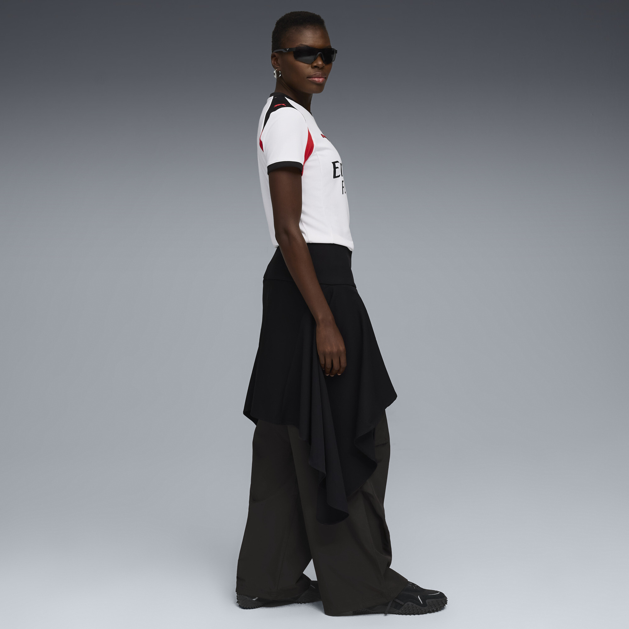 PUMA AC Milan 25/26 uitshirt voor Dames, Rood/Wit, Maat XL thumbnail 5