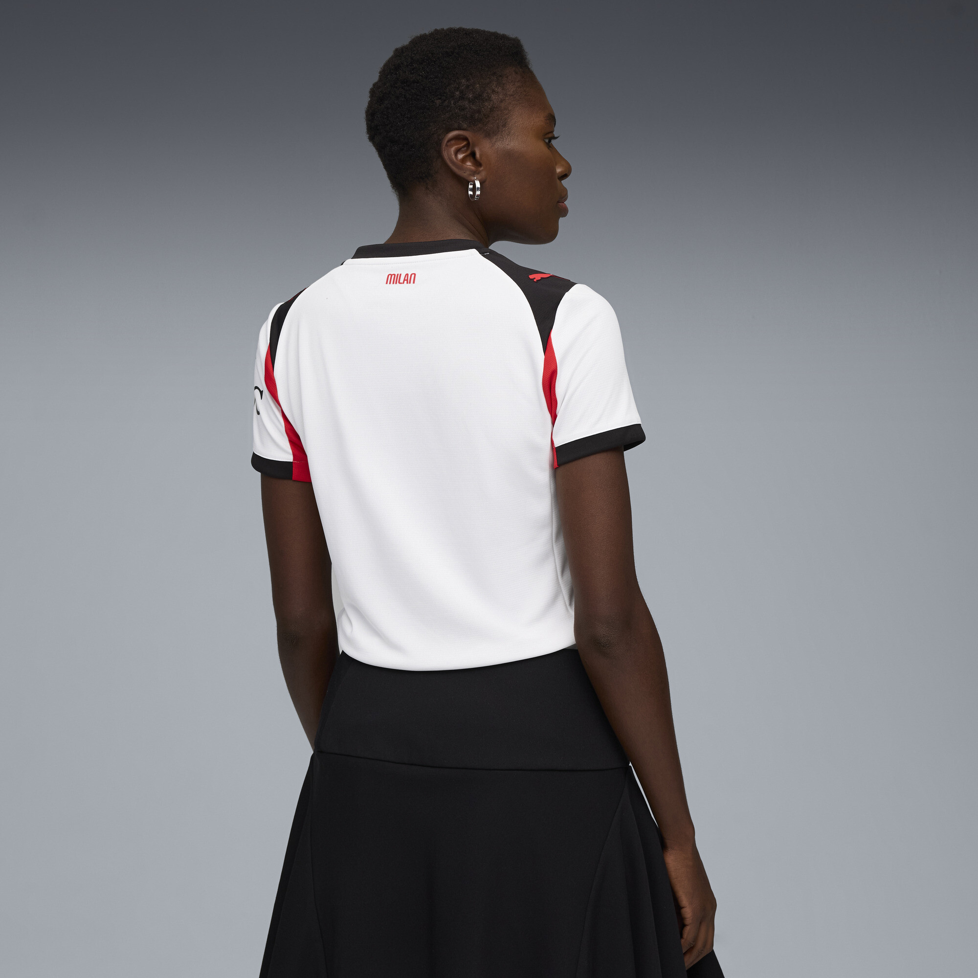 PUMA AC Milan 25/26 uitshirt voor Dames, Rood/Wit, Maat XL thumbnail 4