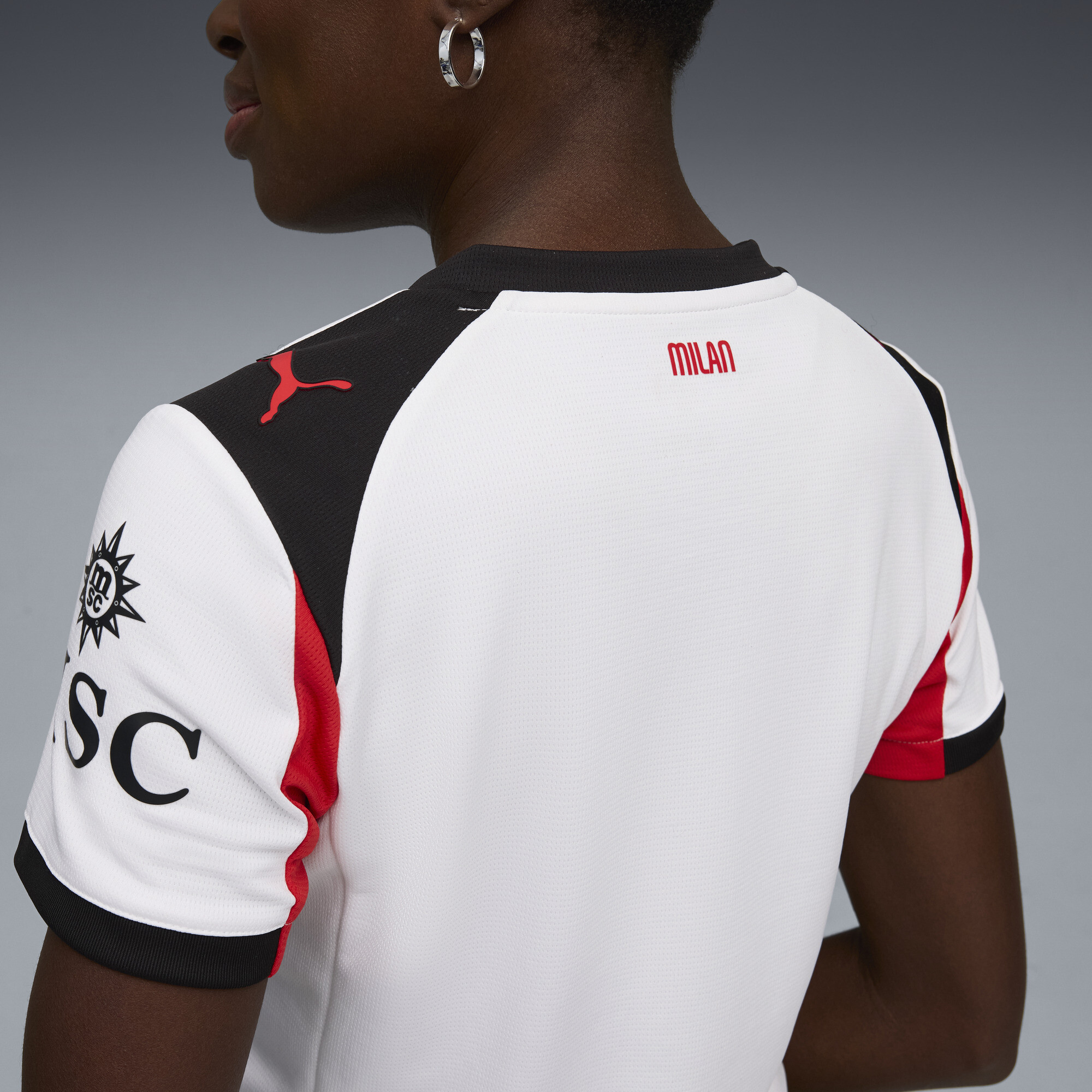 PUMA AC Milan 25/26 uitshirt voor Dames, Rood/Wit, Maat XL thumbnail 3