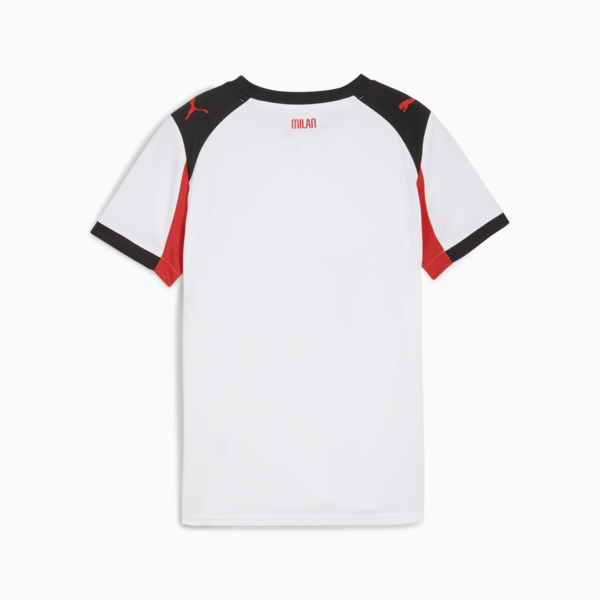 Jersey AC Milan 25/26 Visitante para adolescentes, PUMA White-For All Time Red, large-MEX