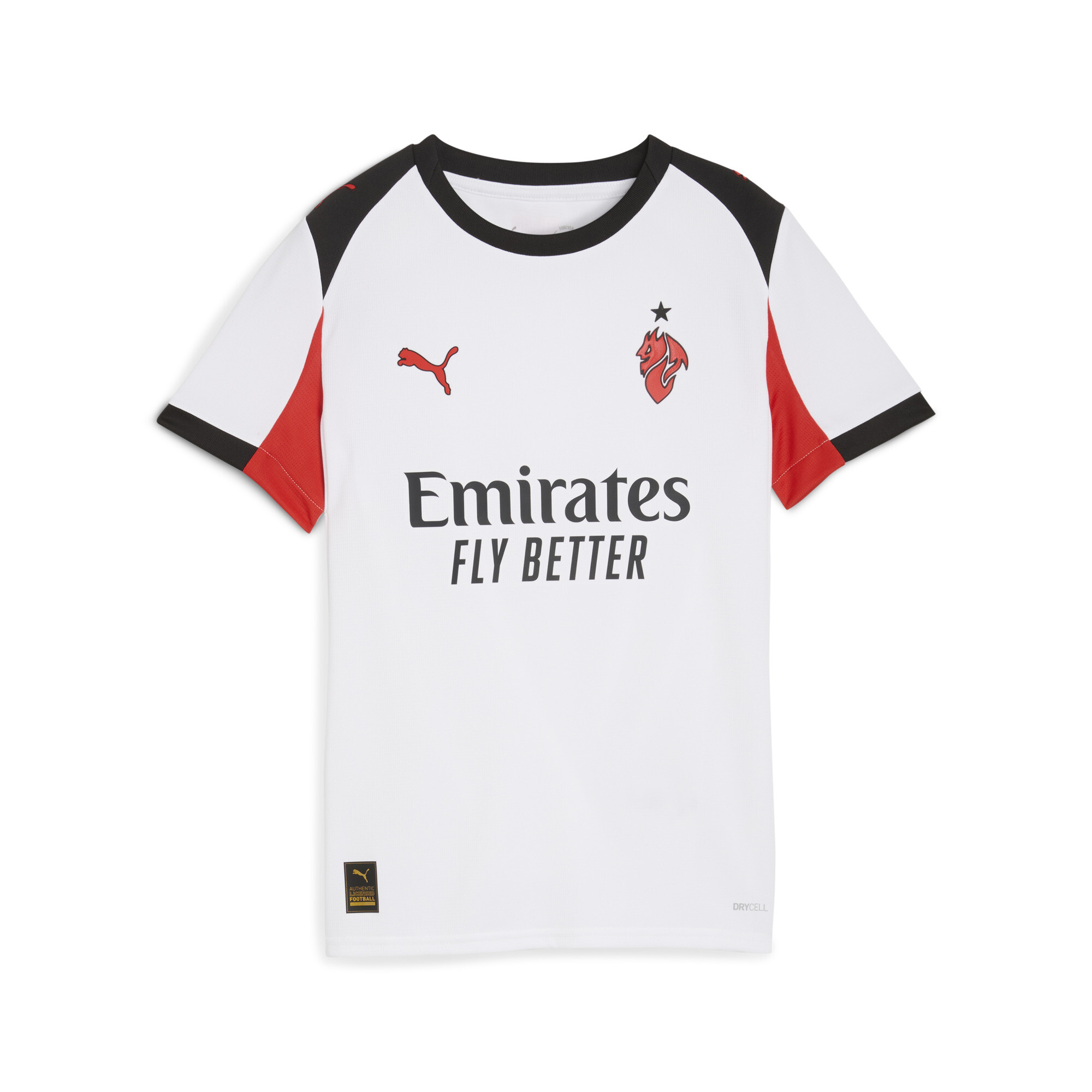 PUMA AC Milan 25/26 uitshirt, Rood/Wit, Maat 5-6Y thumbnail 3