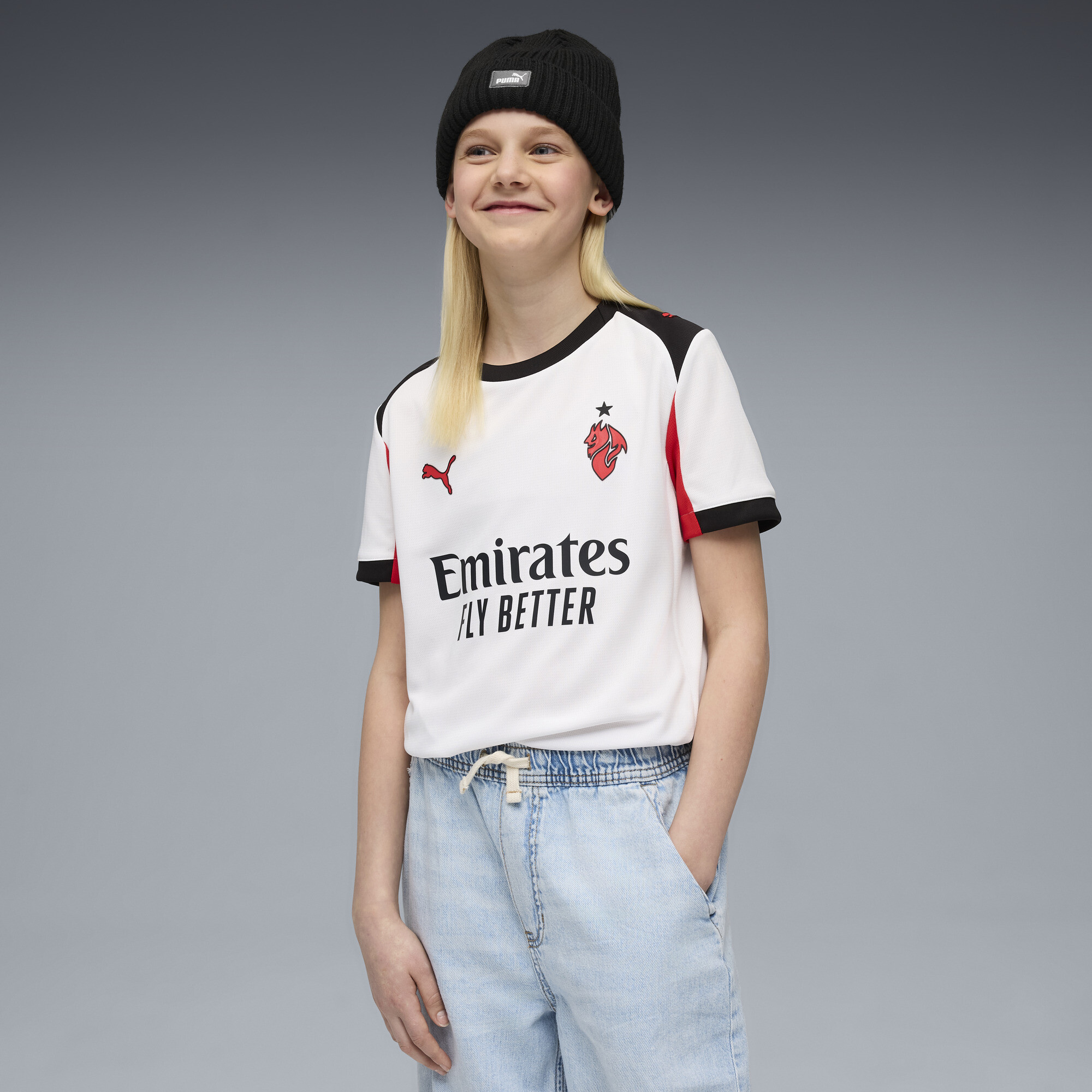 Camiseta AC Milan 25/26 Visitante juvenil