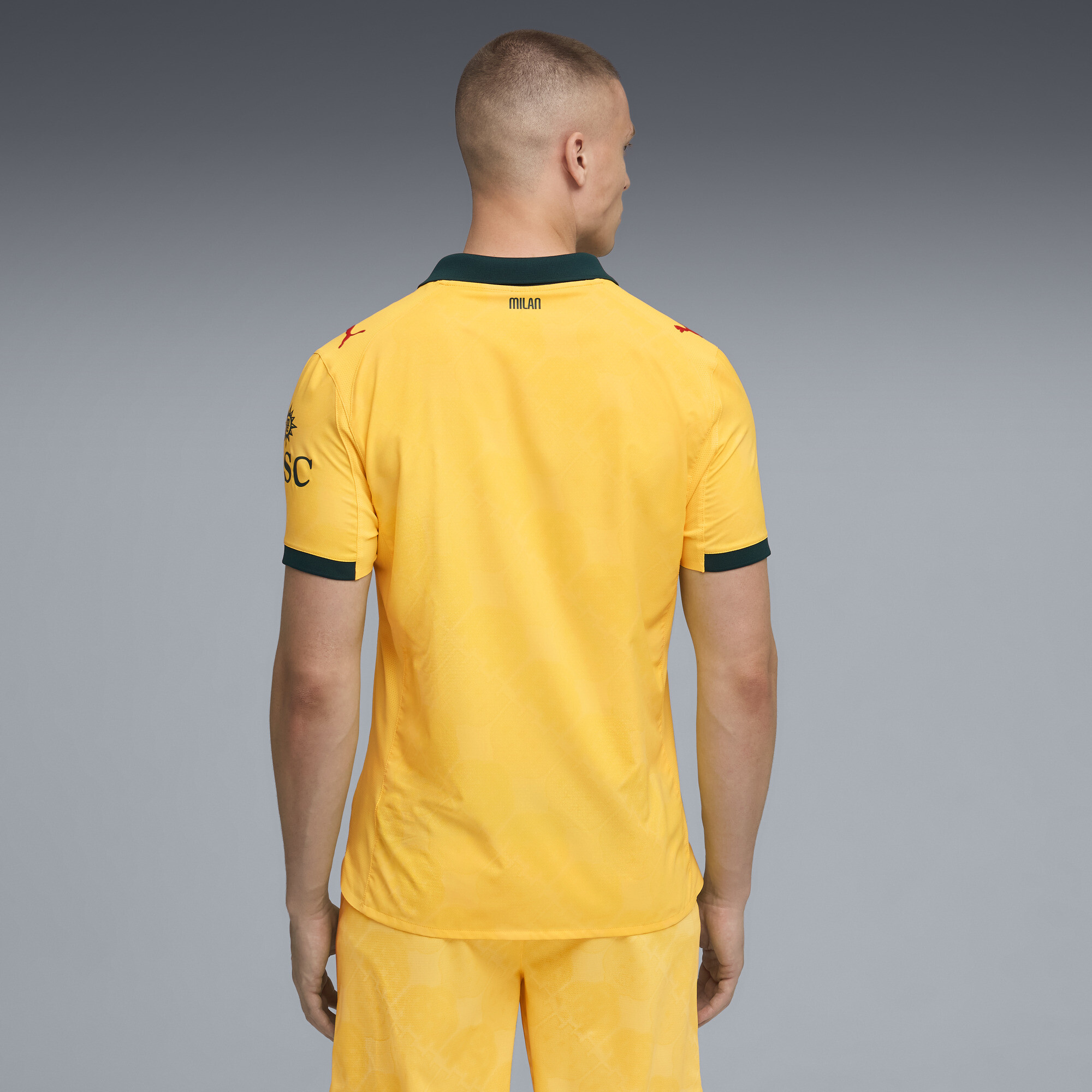 PUMA AC Milan 25/26 Authentic derde shirt voor Heren, Geel, Maat XXL thumbnail 4