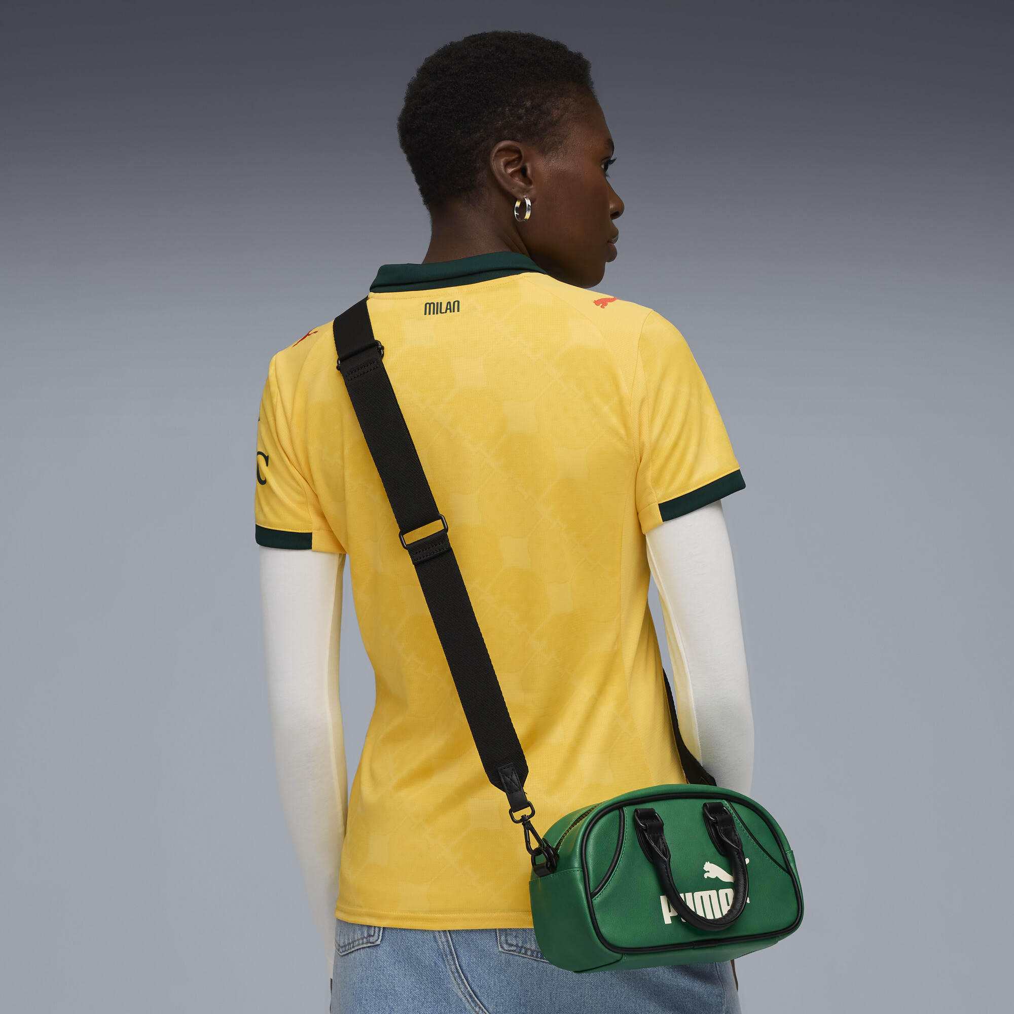 PUMA AC Milan 25/26 derde voetbalshirt voor Dames, Geel, Maat XL thumbnail 3