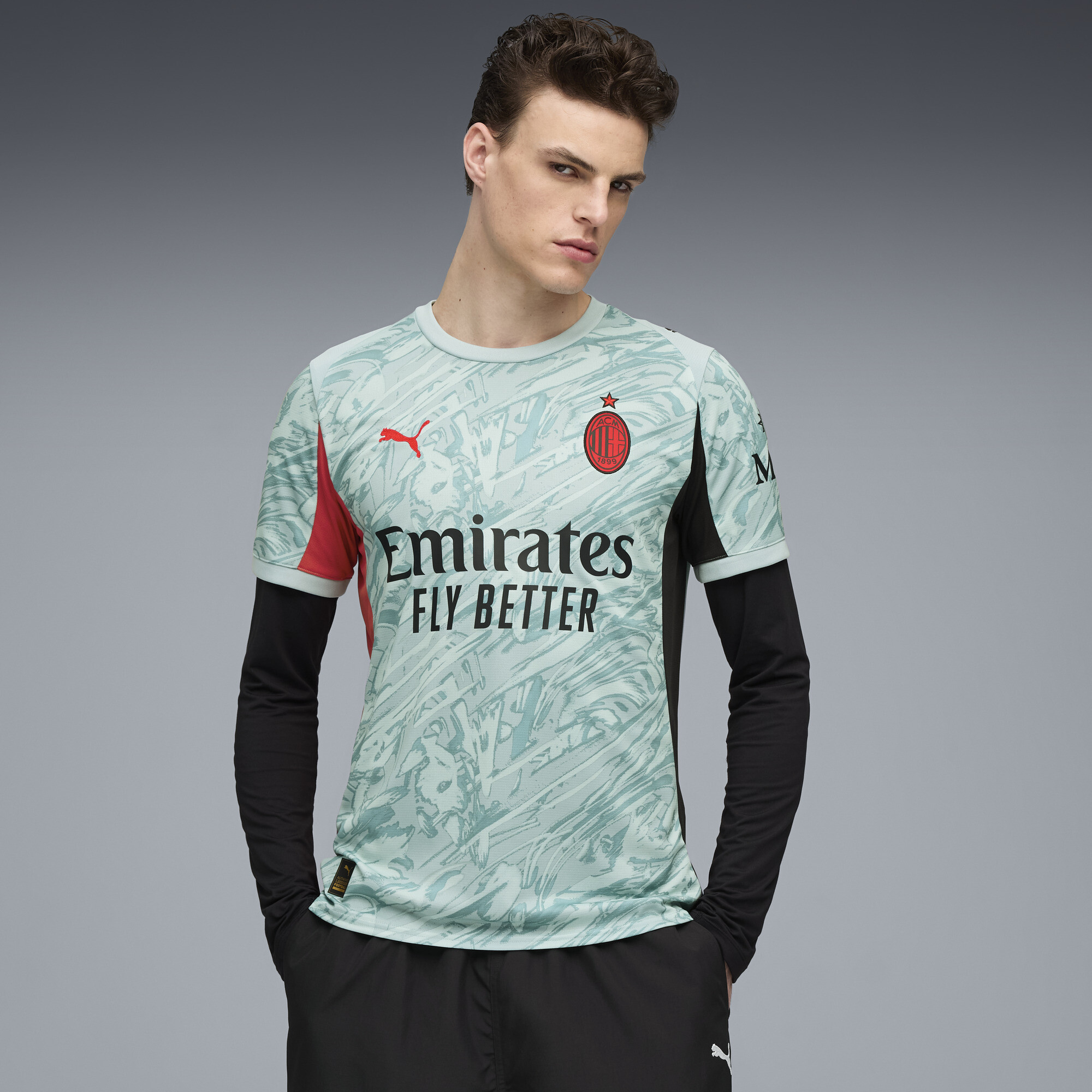 PUMA AC Milan 25/26 keepershirt voor Heren, Rood, Maat L thumbnail 6